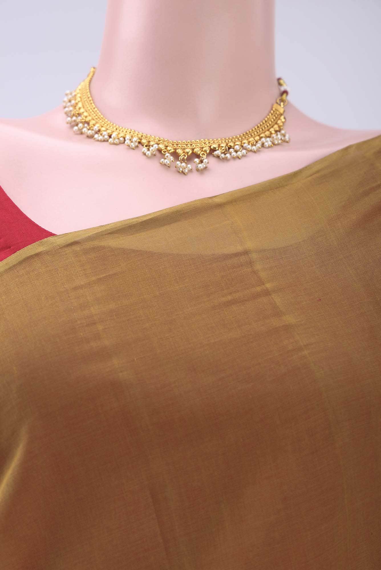 Mehandi Green Kanchipuram Saree