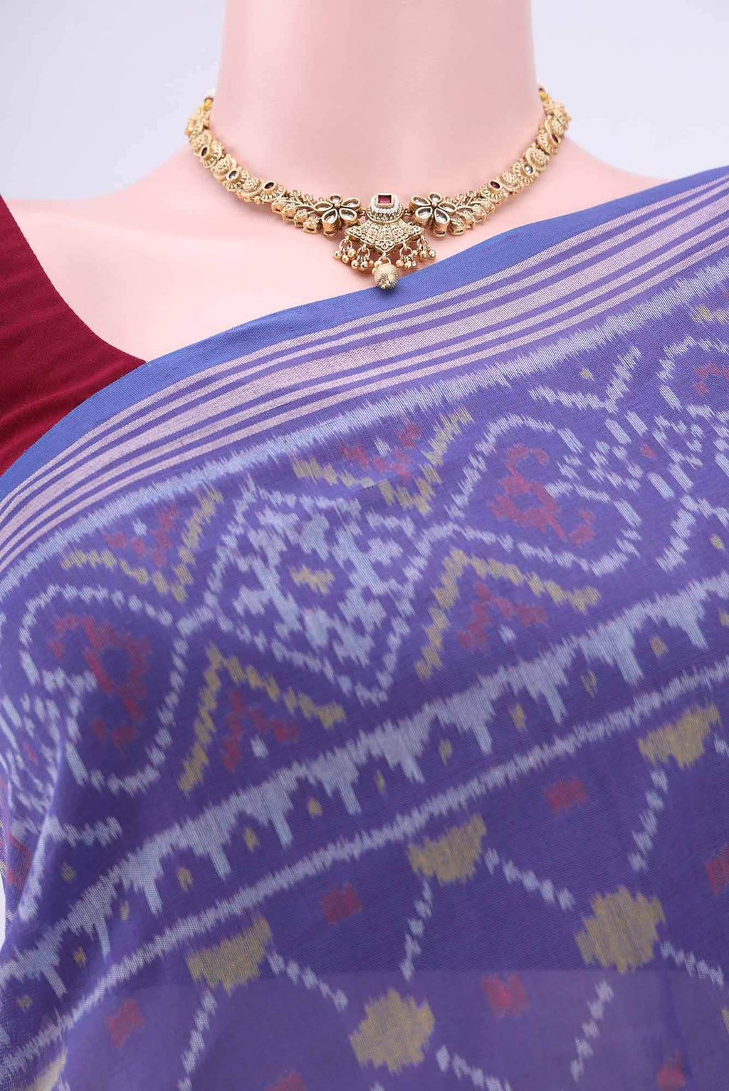 Purple Rajkot Patola Silk Saree