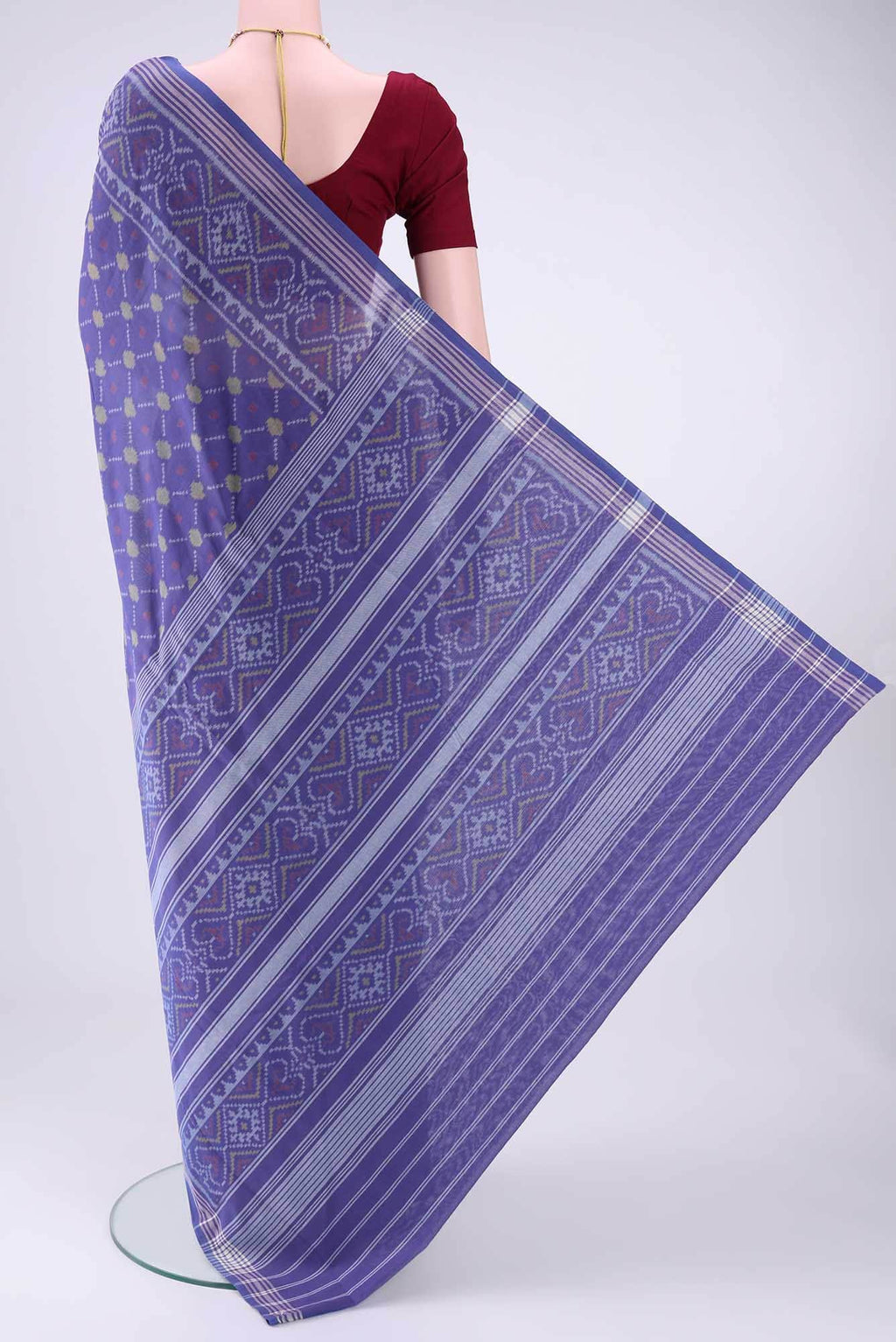 Purple Rajkot Patola Silk Saree