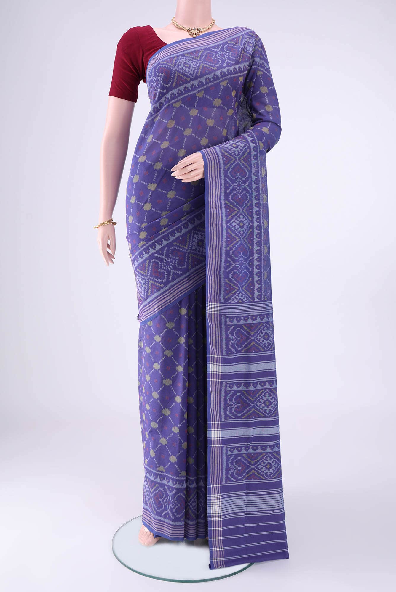 Purple Rajkot Patola Silk Saree