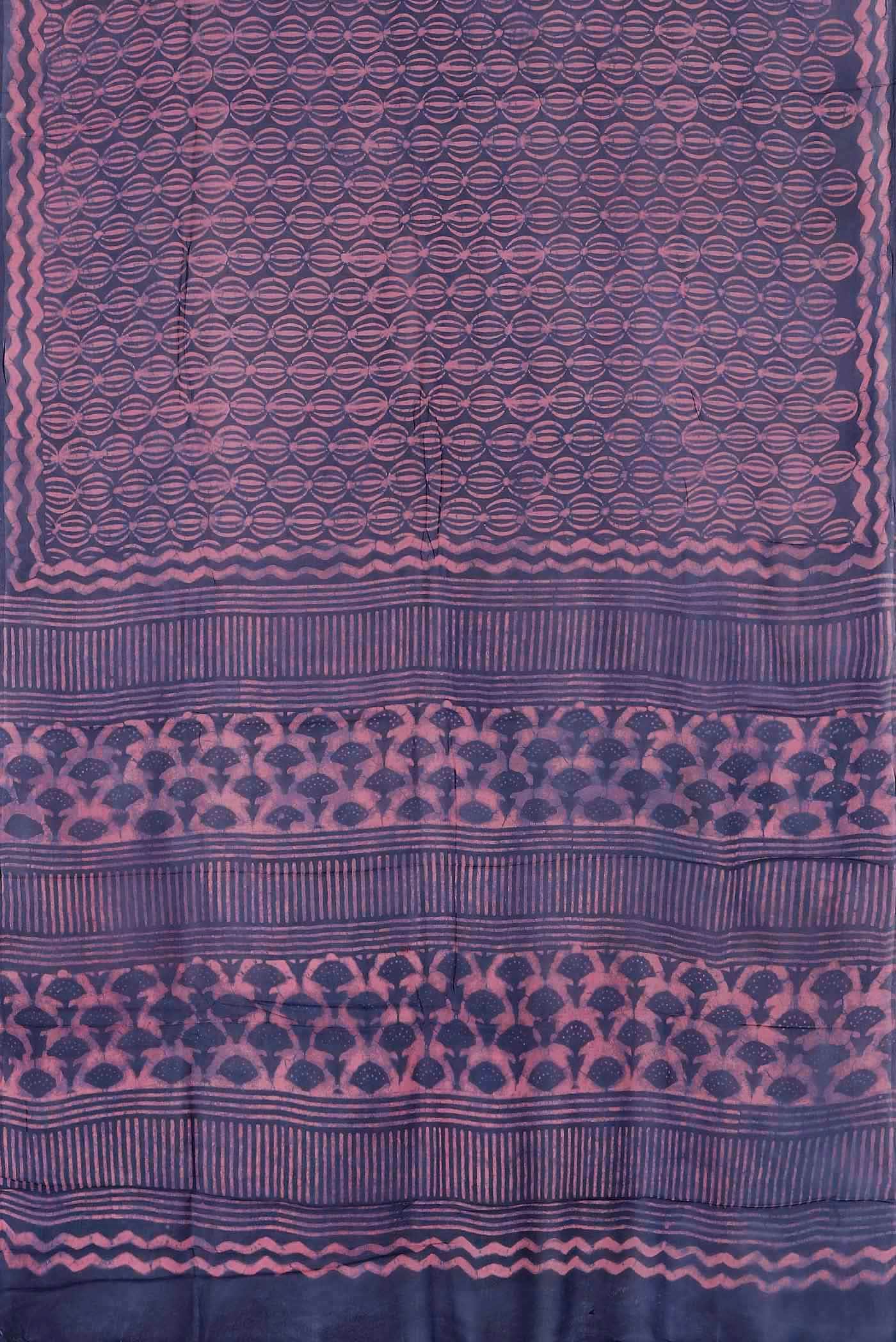Blue Georgette Saree