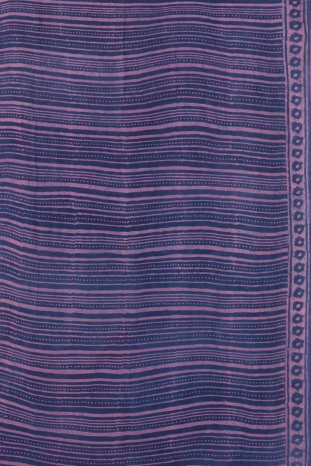 Blue Crepe Saree