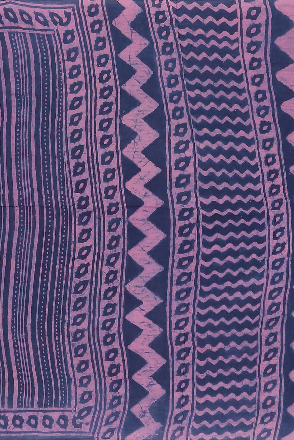Blue Crepe Saree