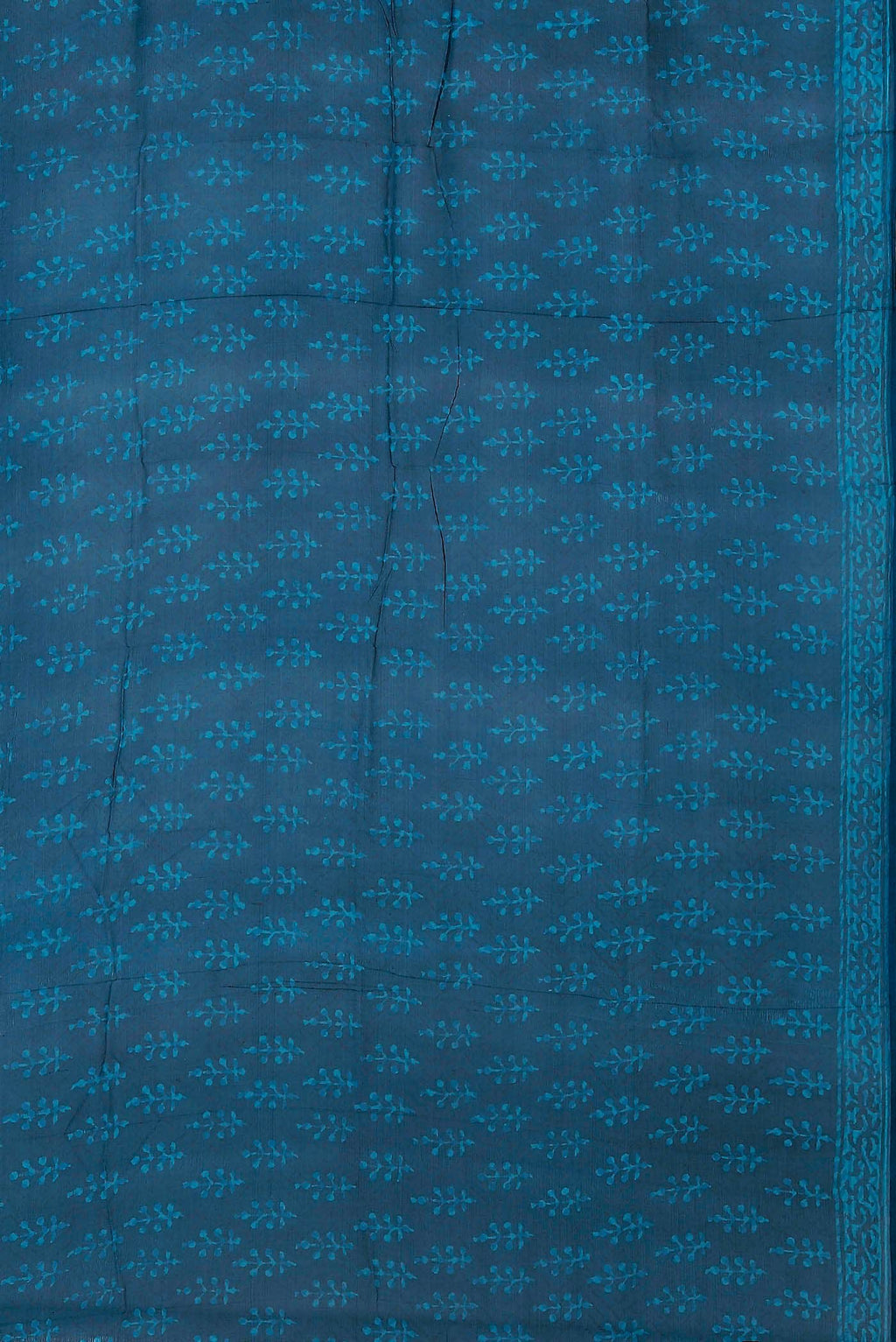 Blue Chiffon Saree