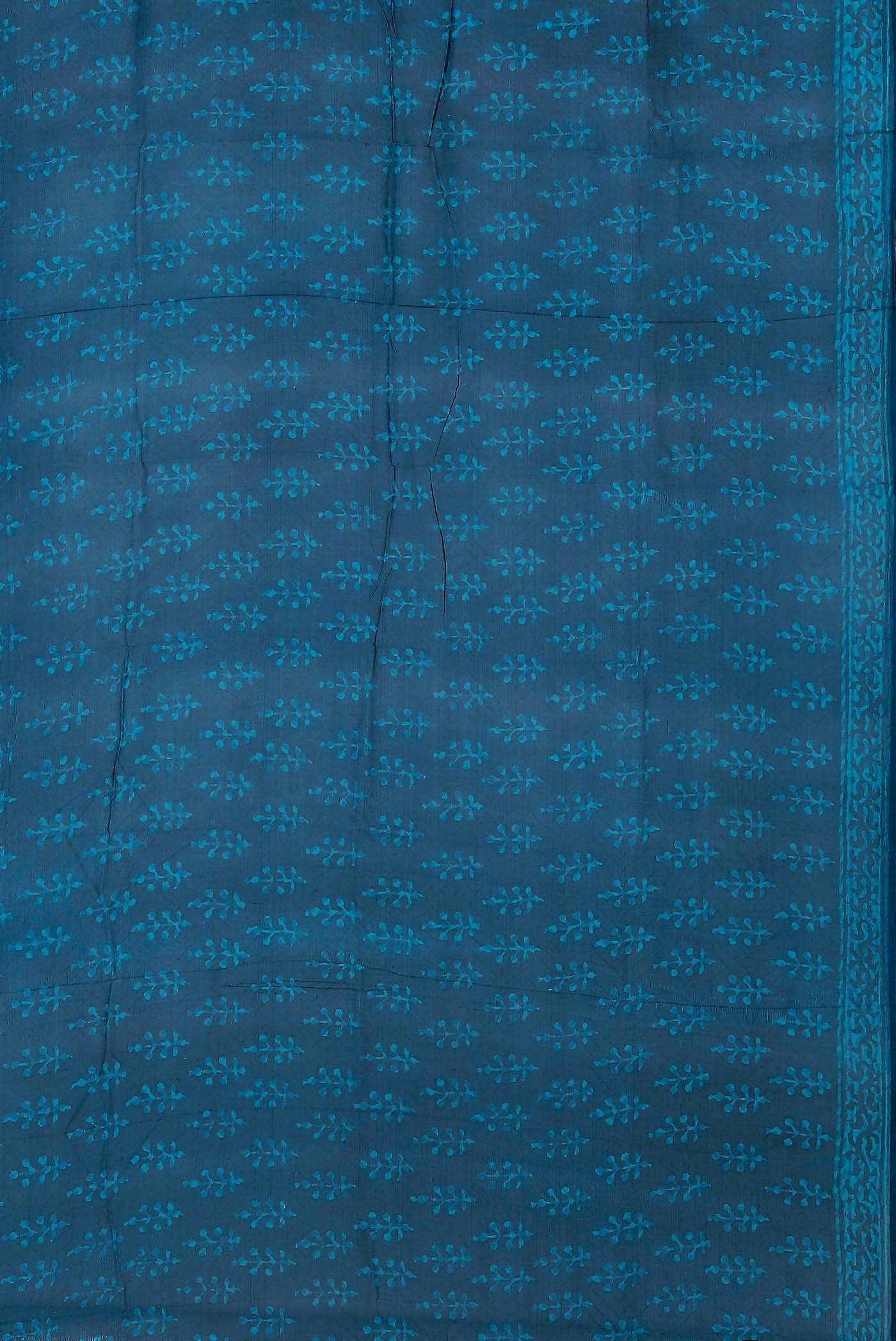 Blue Chiffon Saree