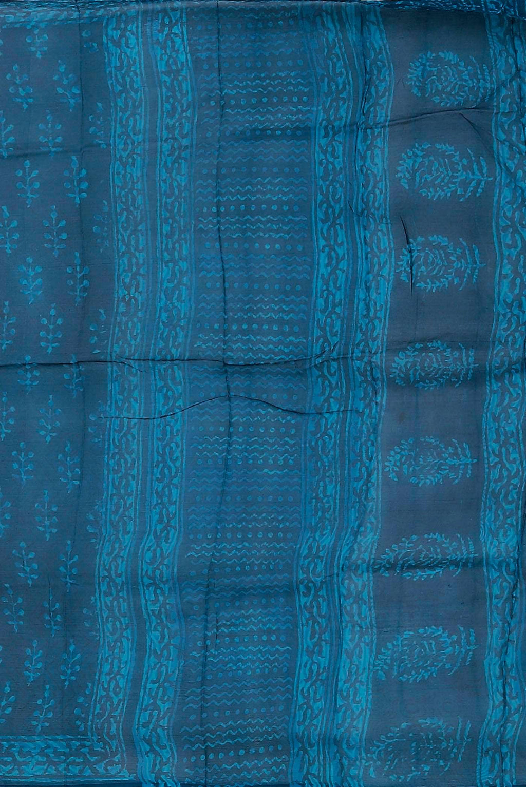 Blue Chiffon Saree