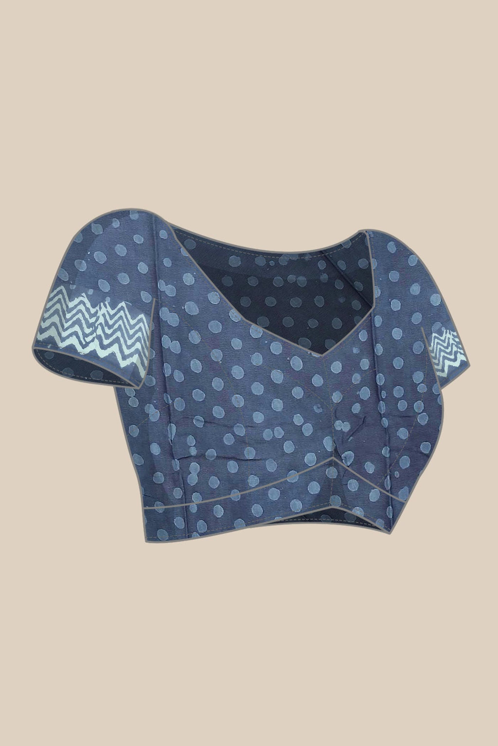 Blue Chiffon Saree