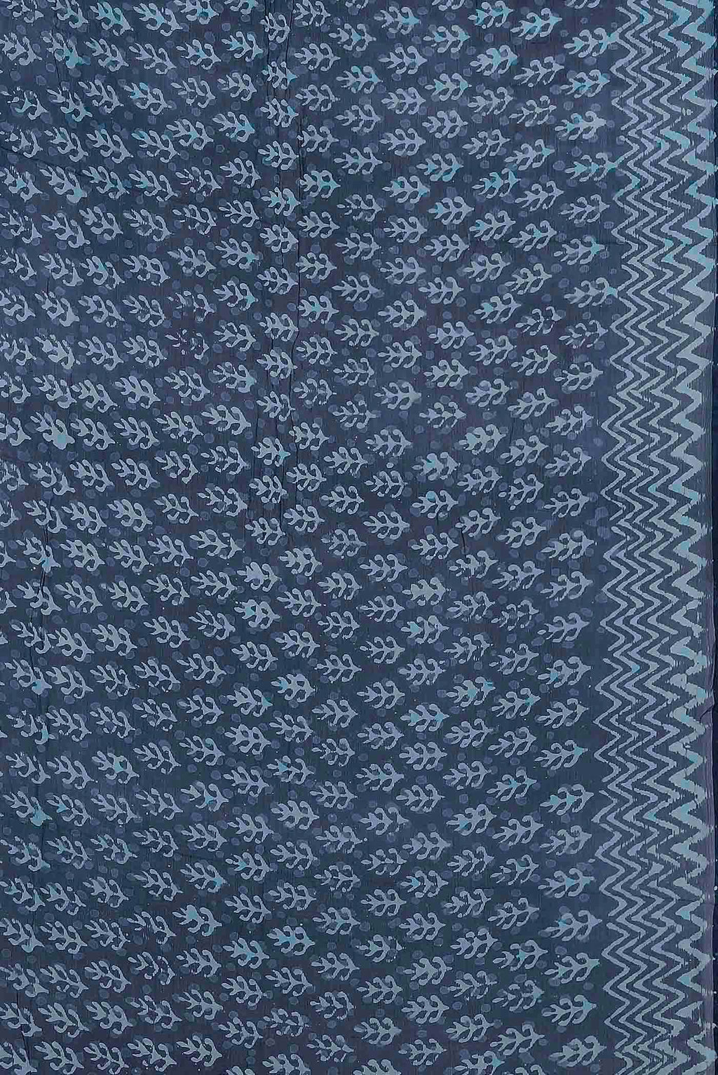 Blue Chiffon Saree