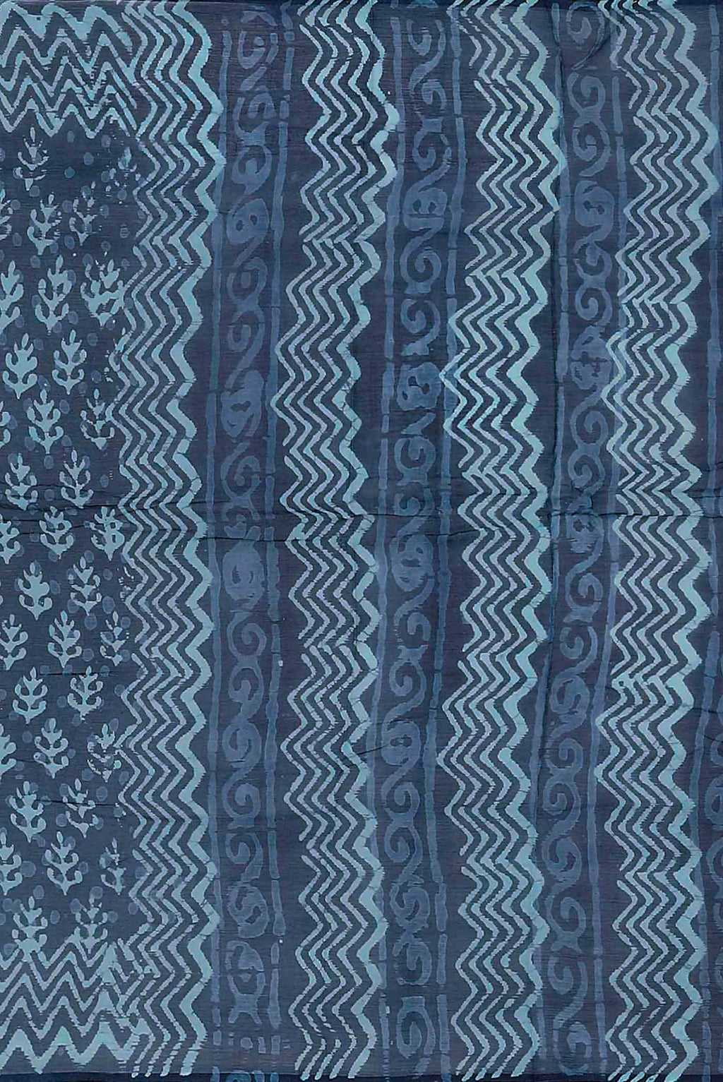 Blue Chiffon Saree