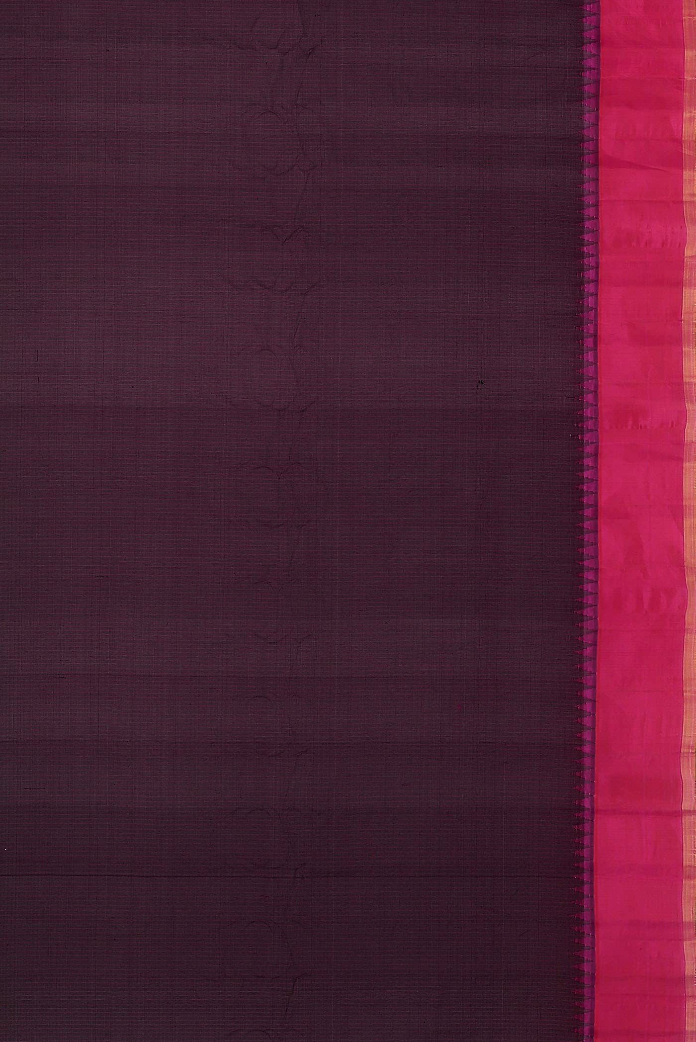 Purple Gadwal Silk Cotton Saree