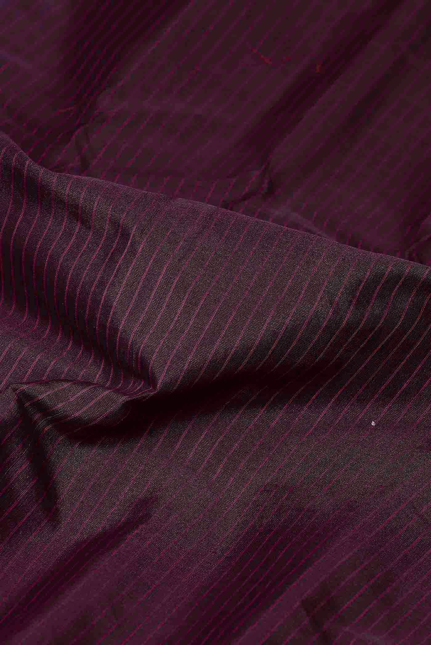 Purple Gadwal Silk Cotton Saree