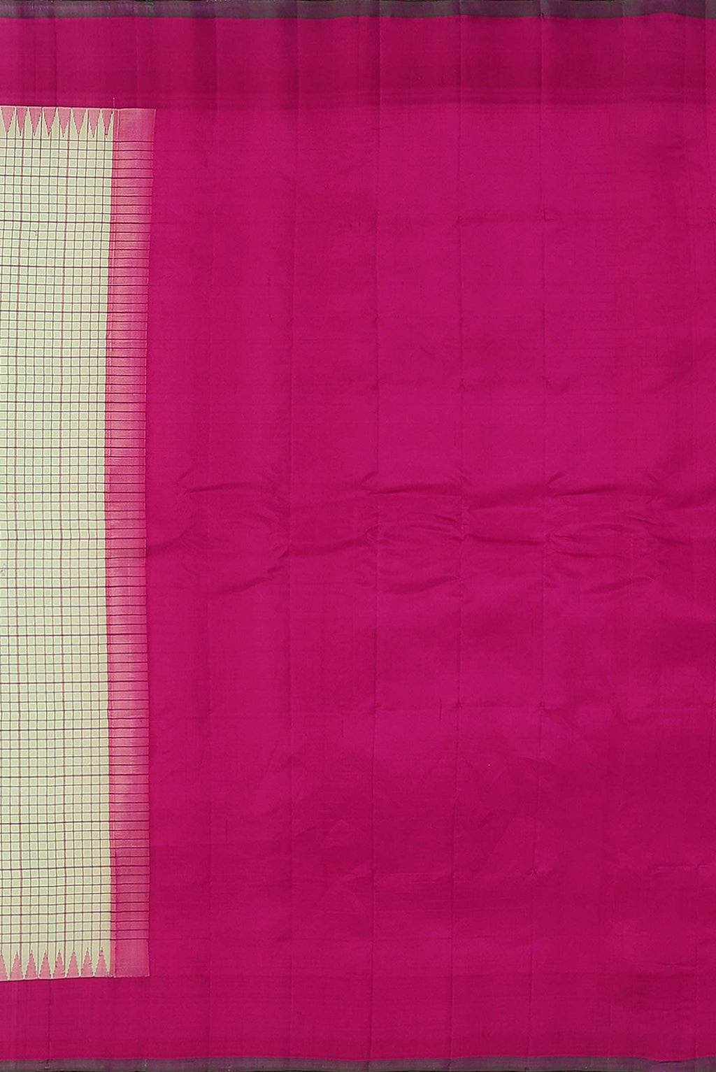 Light Green Gadwal Silk Cotton Saree