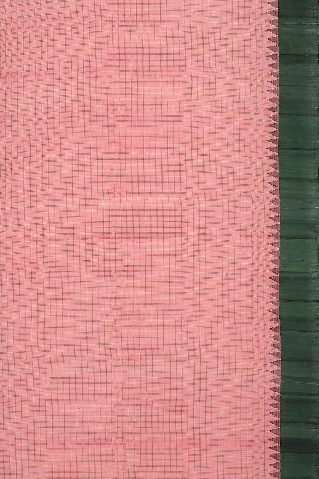 Coral Gadwal Silk Cotton Saree