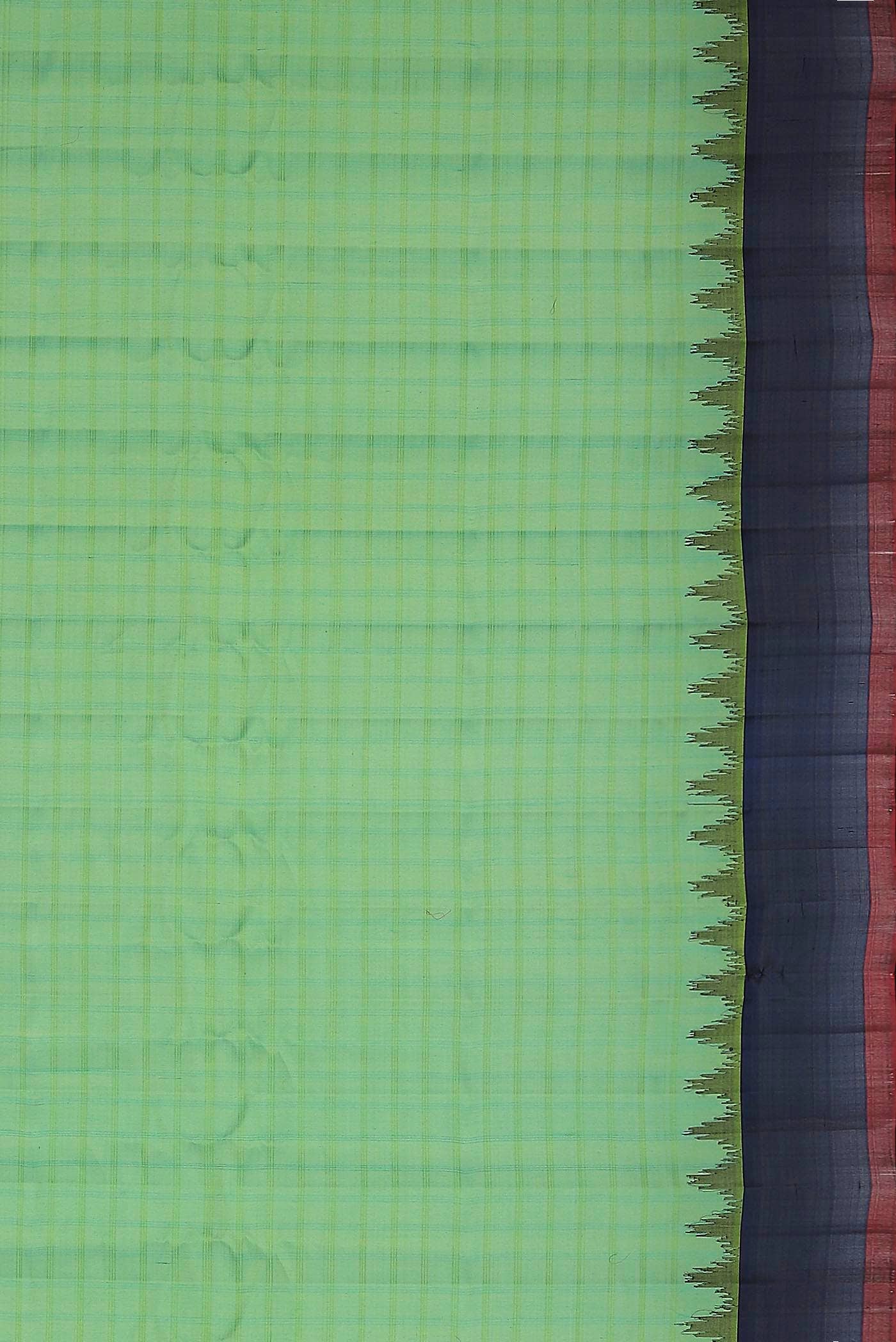 Green Gadwal Silk Saree