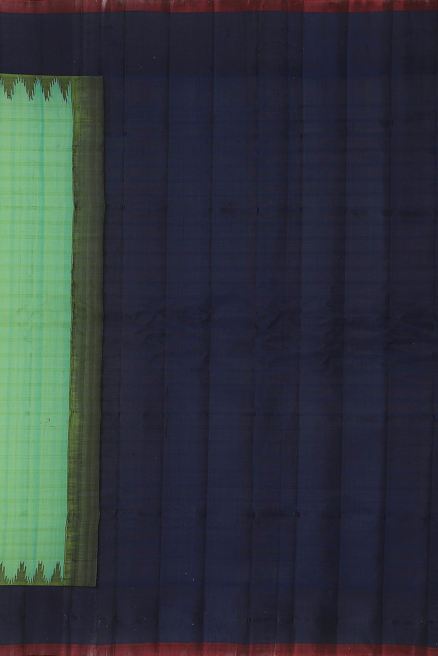 Green Gadwal Silk Saree