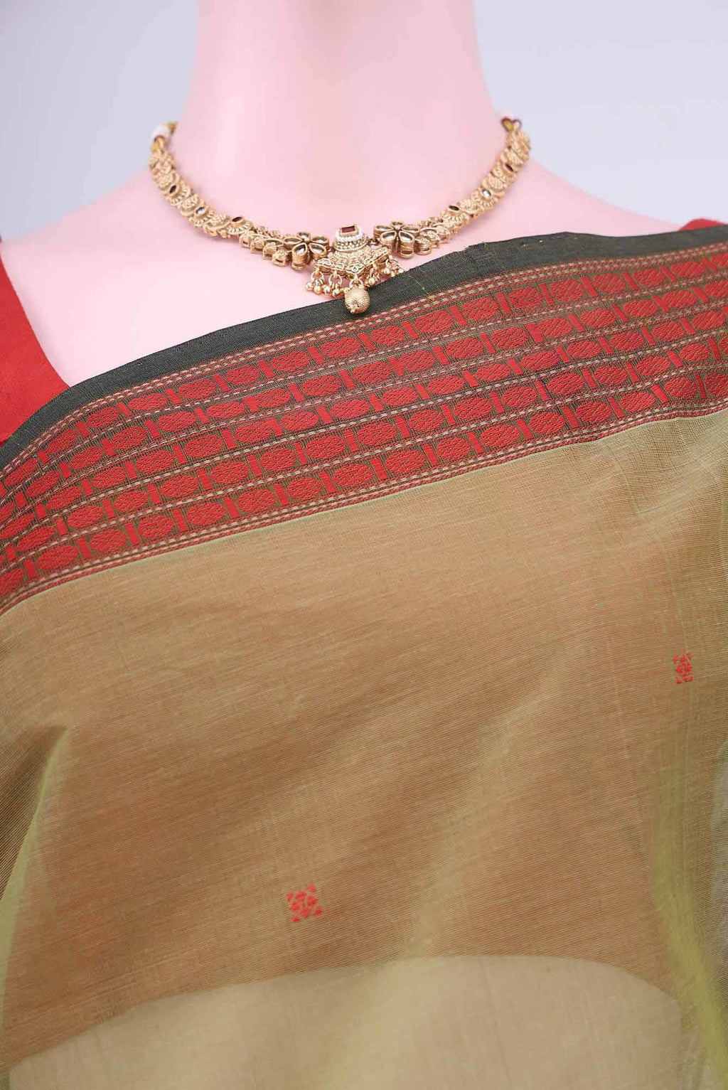 Light Green Coimbatore Cotton Saree