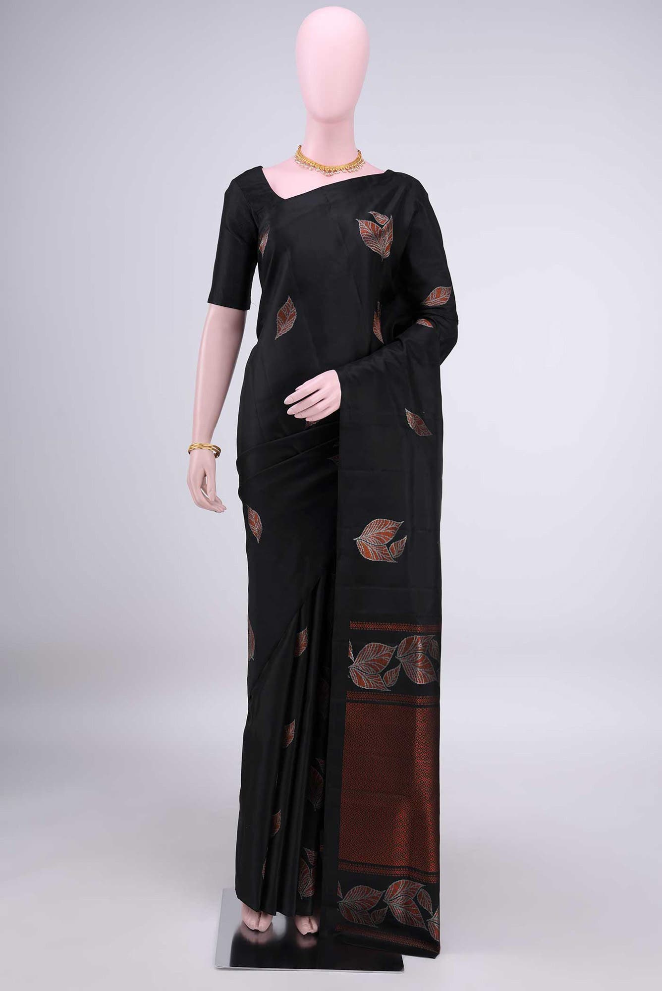 Black Soft Silk Saree