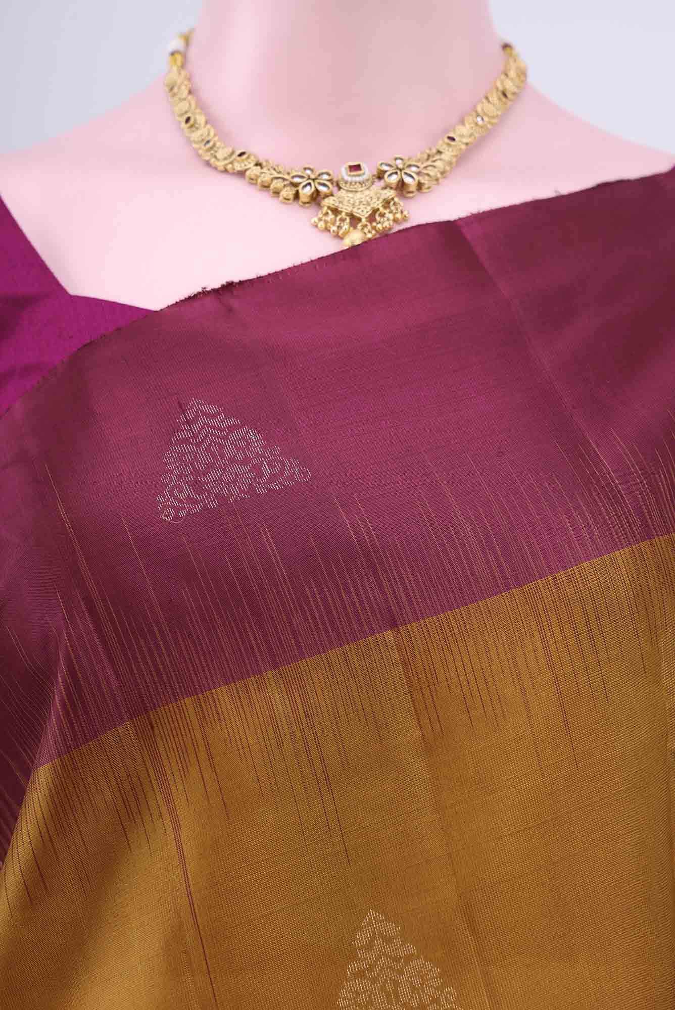 Mustard Uppada Silk Saree