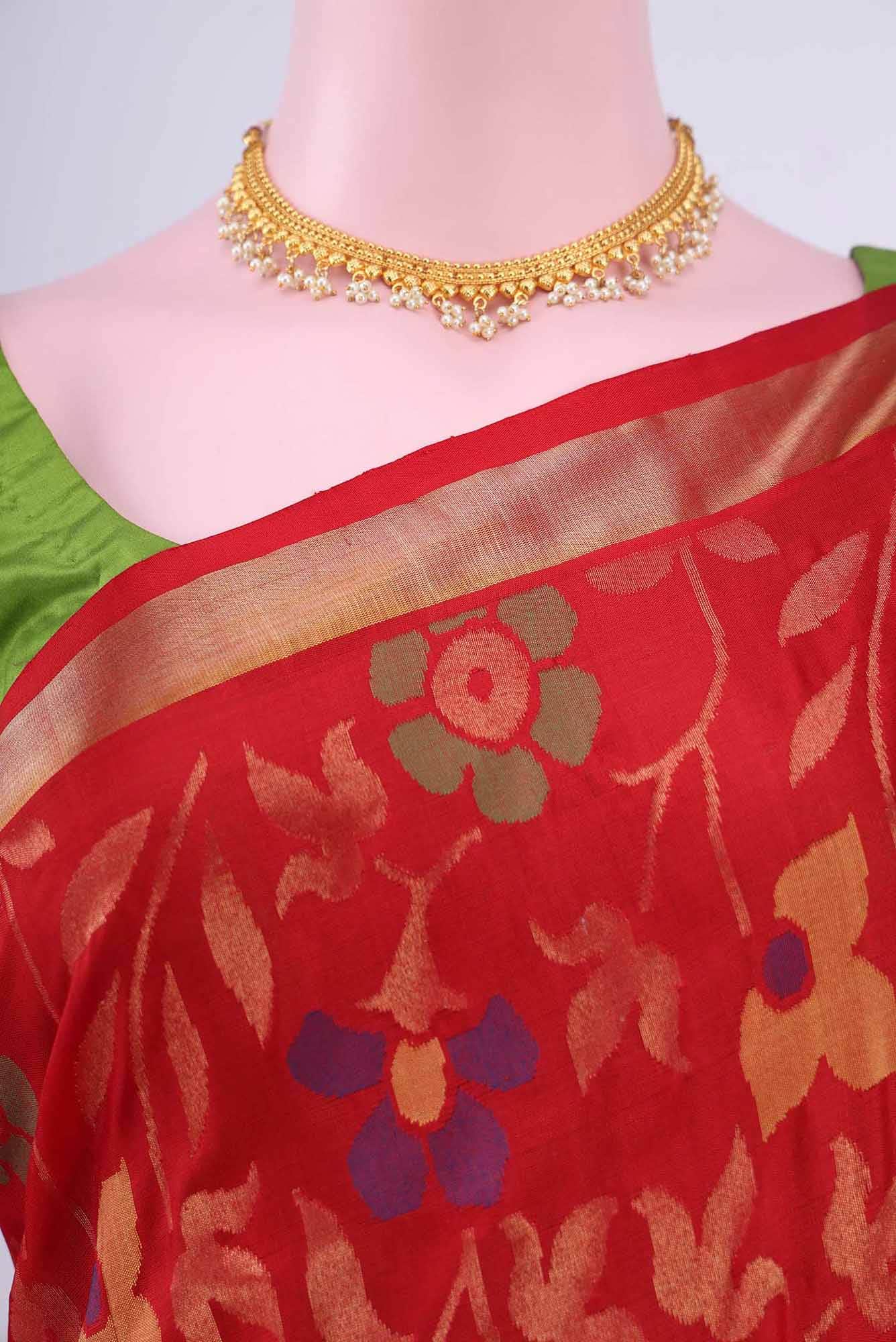 Red Uppada Silk Saree