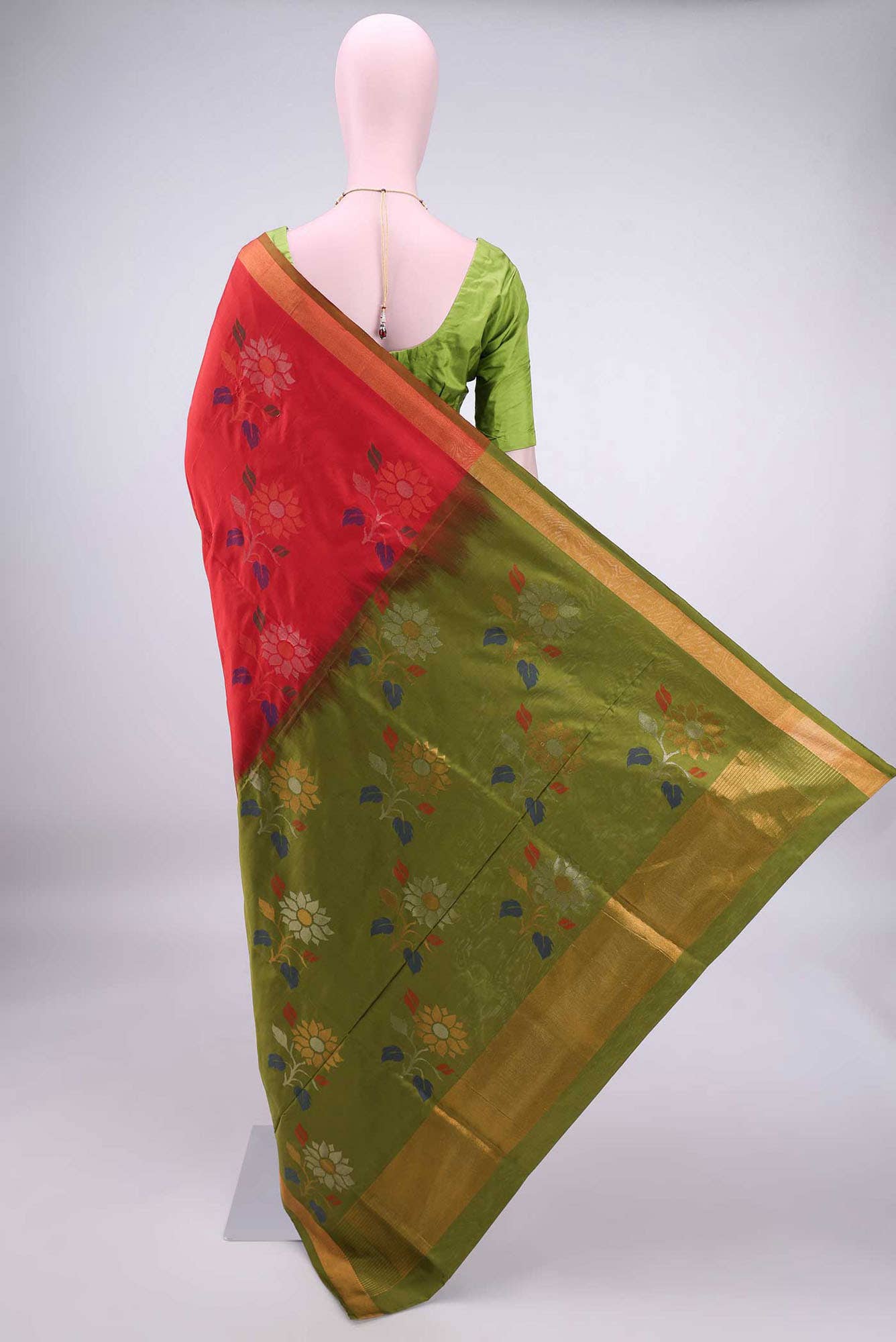 Red Uppada Silk Saree