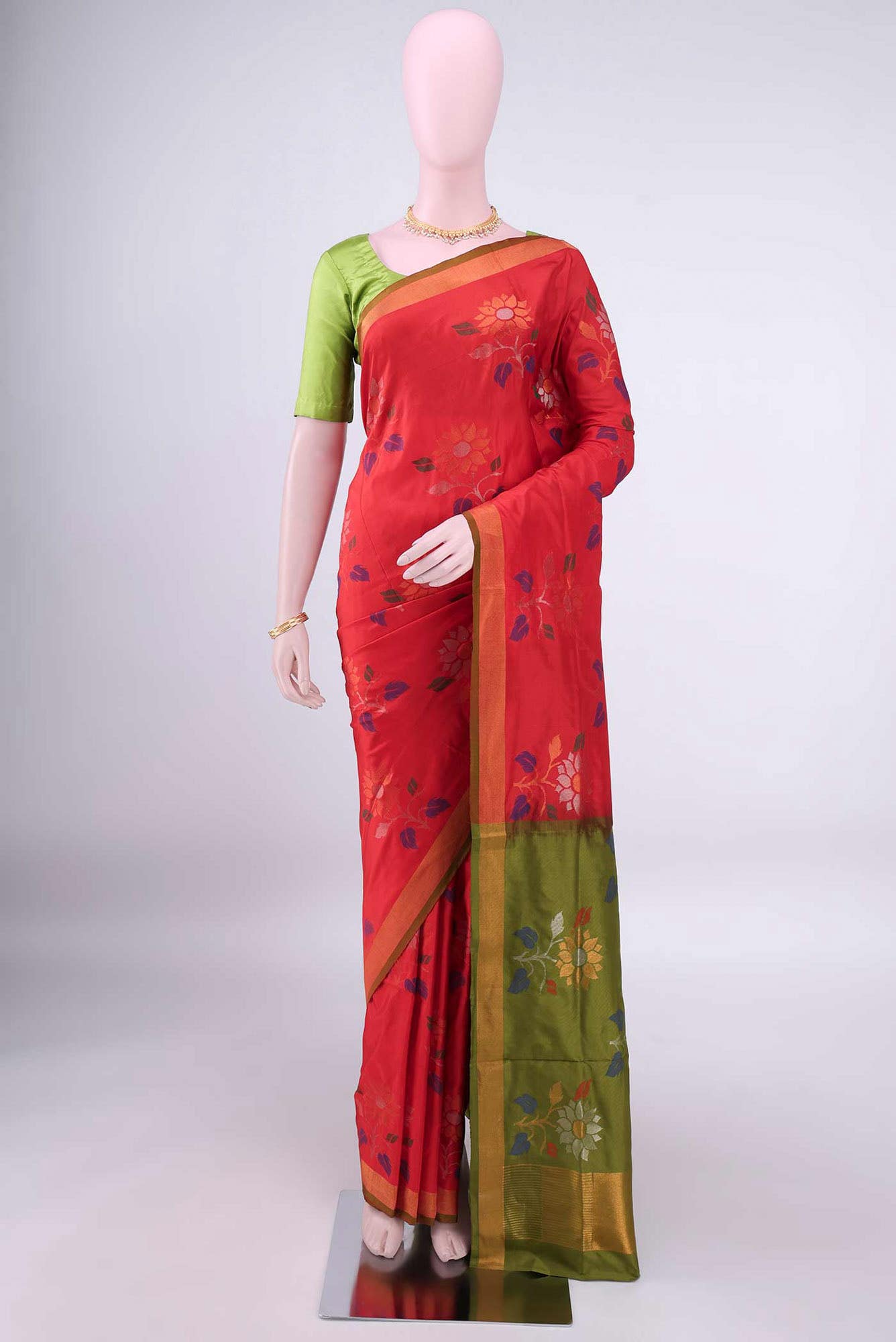 Red Uppada Silk Saree