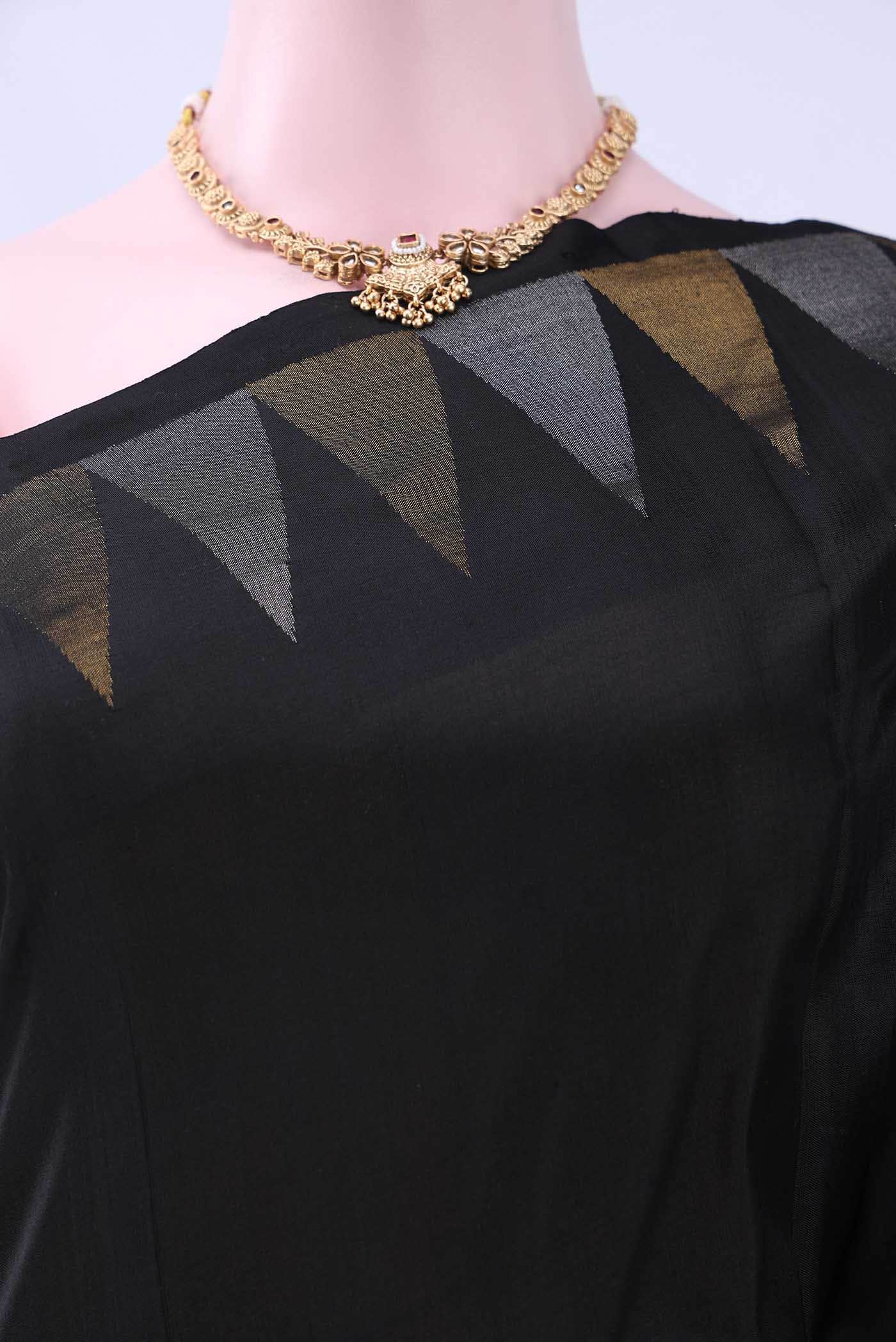 Black Uppada Silk Saree