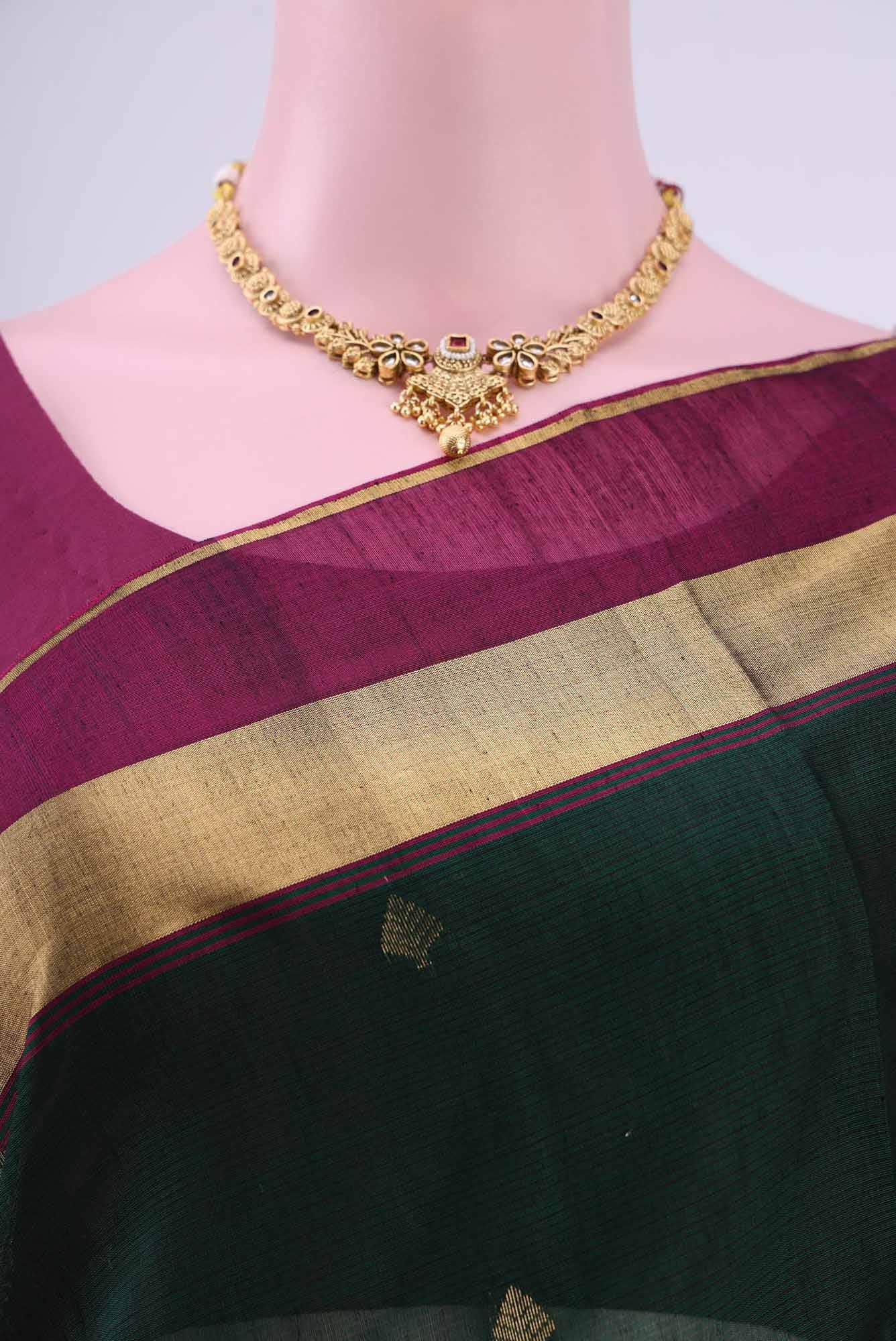 Green Coimbatore Silk Cotton Saree
