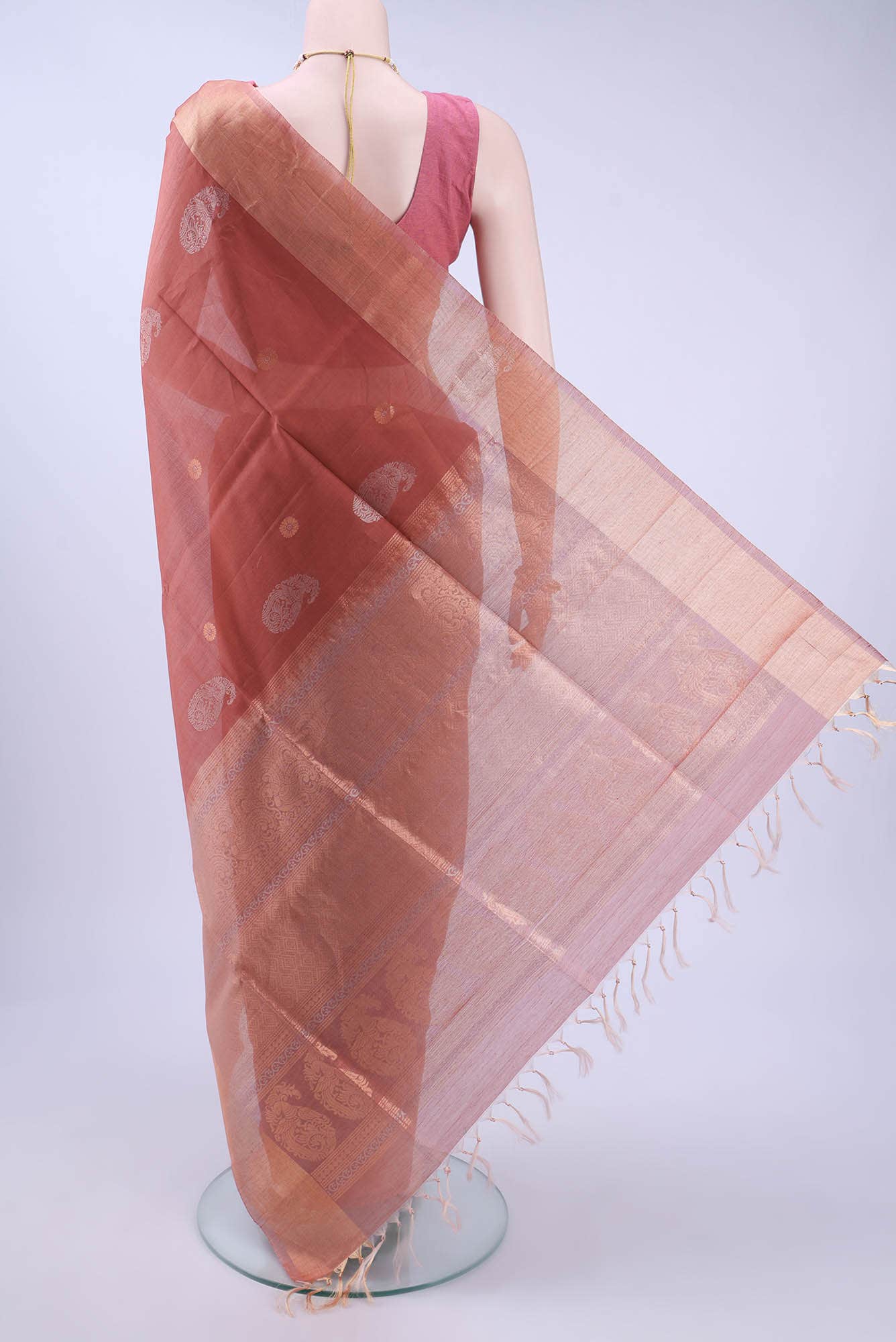 Cinnamon Kota Cotton Saree