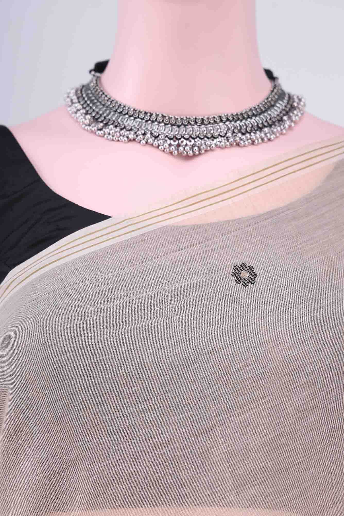 Beige Bengal Cotton - Others Saree