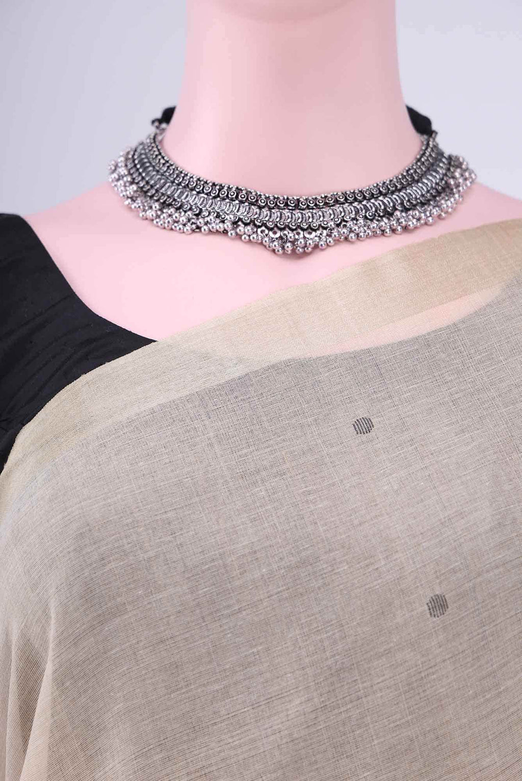 Beige Bengal Cotton - Others Saree