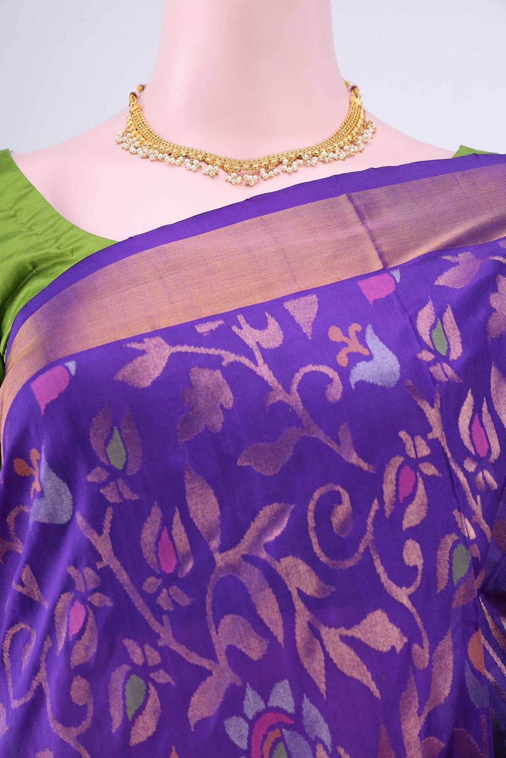 Purple Uppada Silk Saree