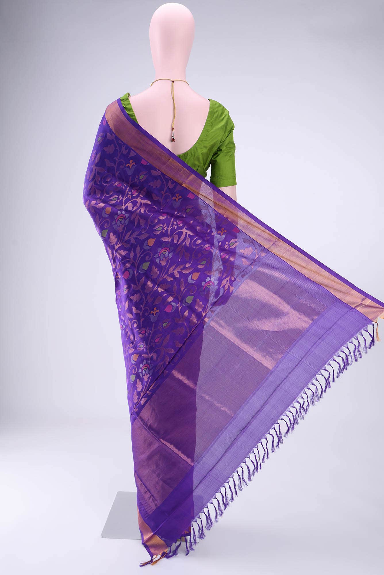 Purple Uppada Silk Saree