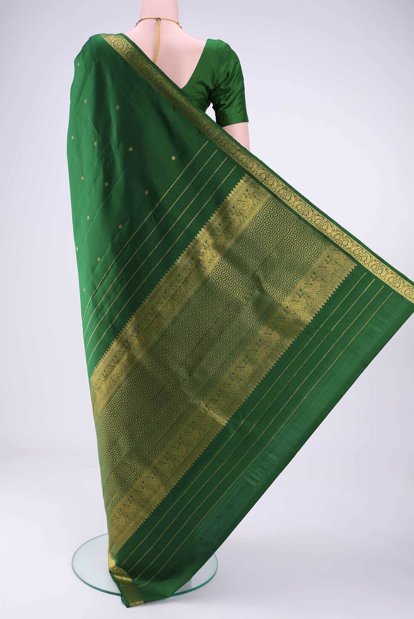 Green Kanchipuram Silk Saree