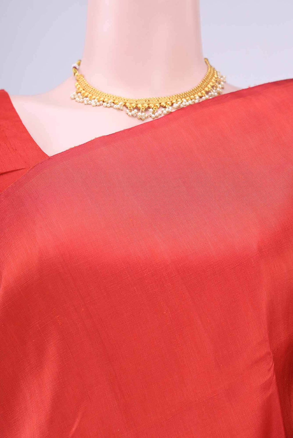 Pure Silk Pure Zari Red Kanchipuram Saree