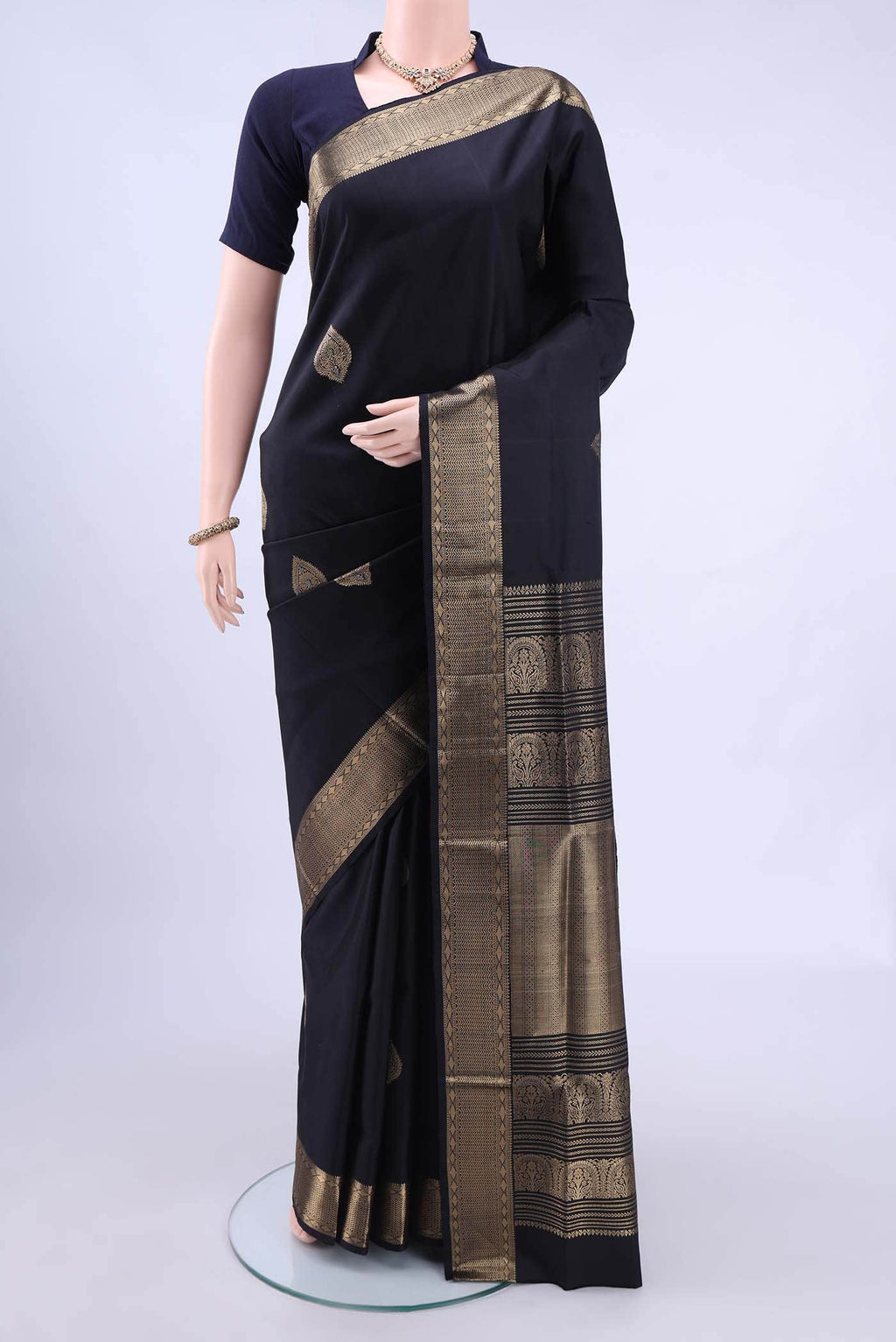 Black Uppada Silk Saree