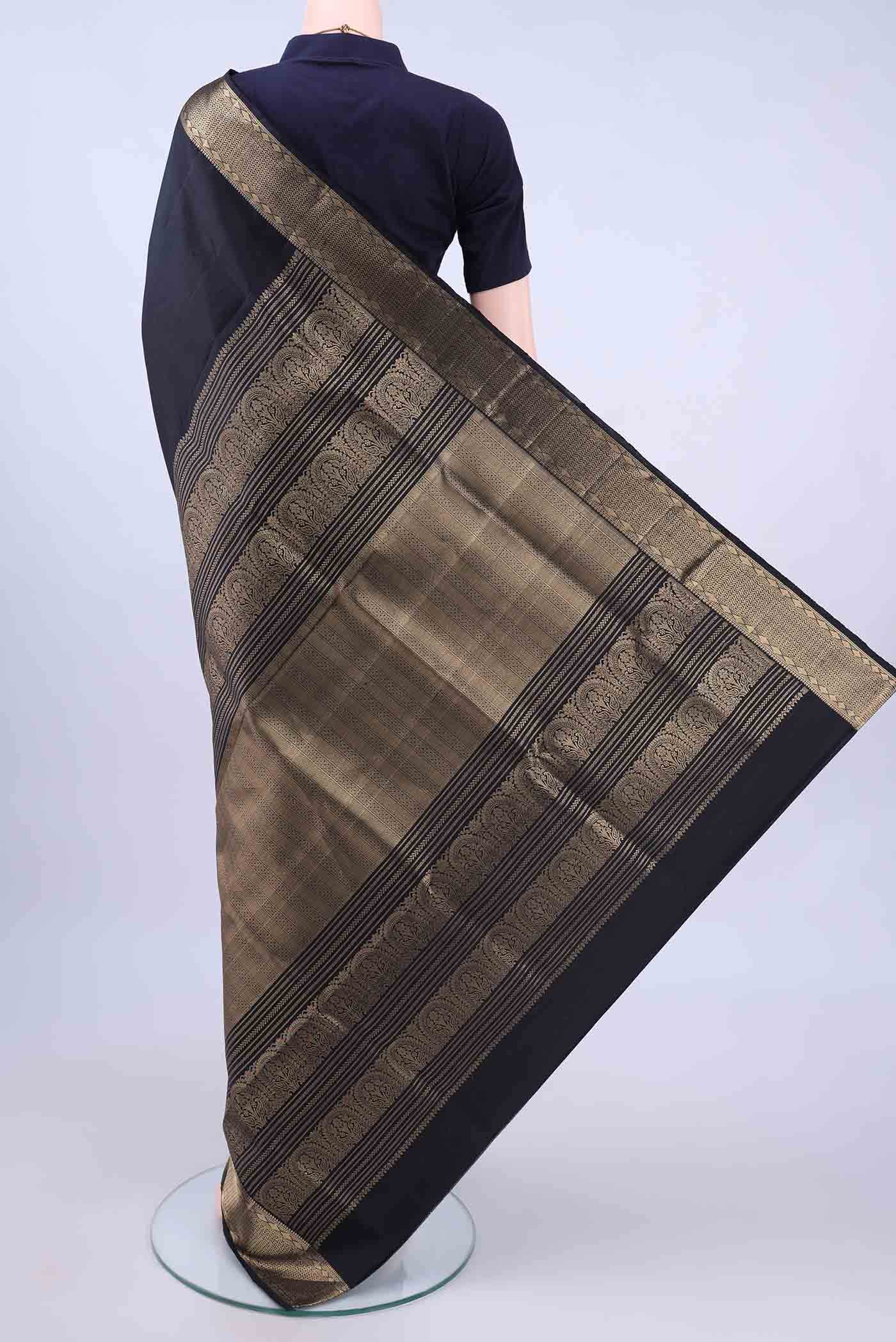 Black Uppada Silk Saree