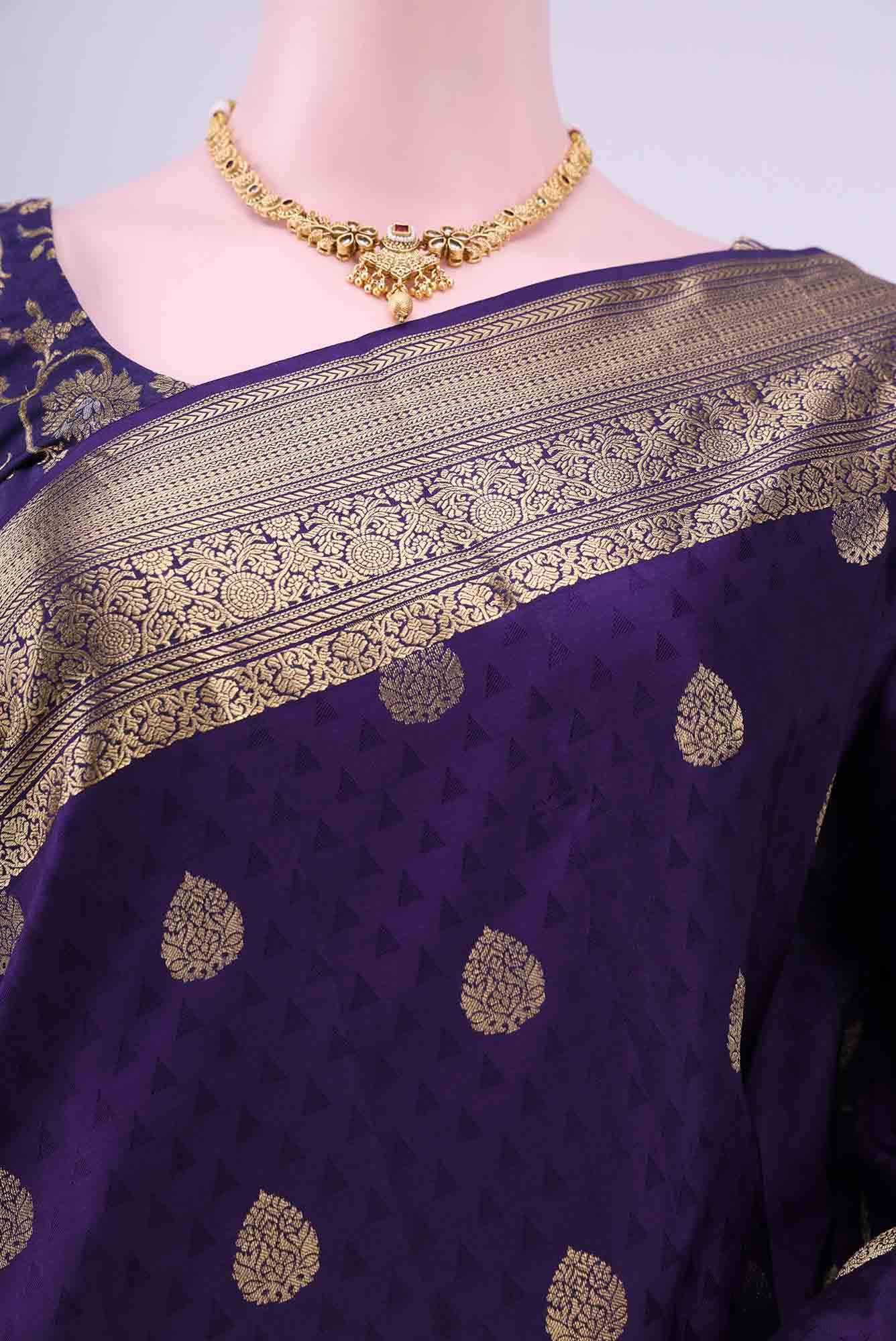 Royal Blue Uppada Silk Saree