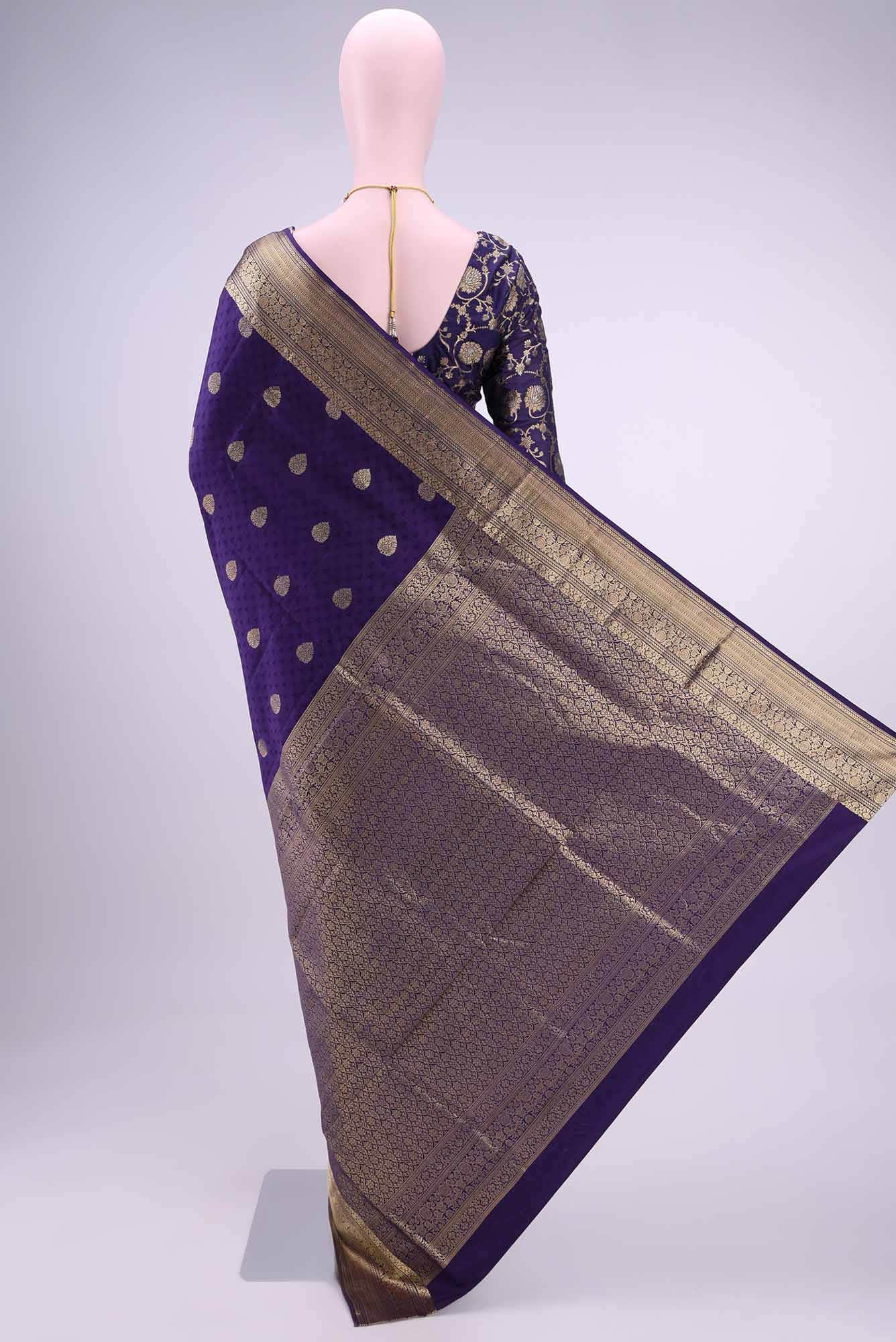 Royal Blue Uppada Silk Saree