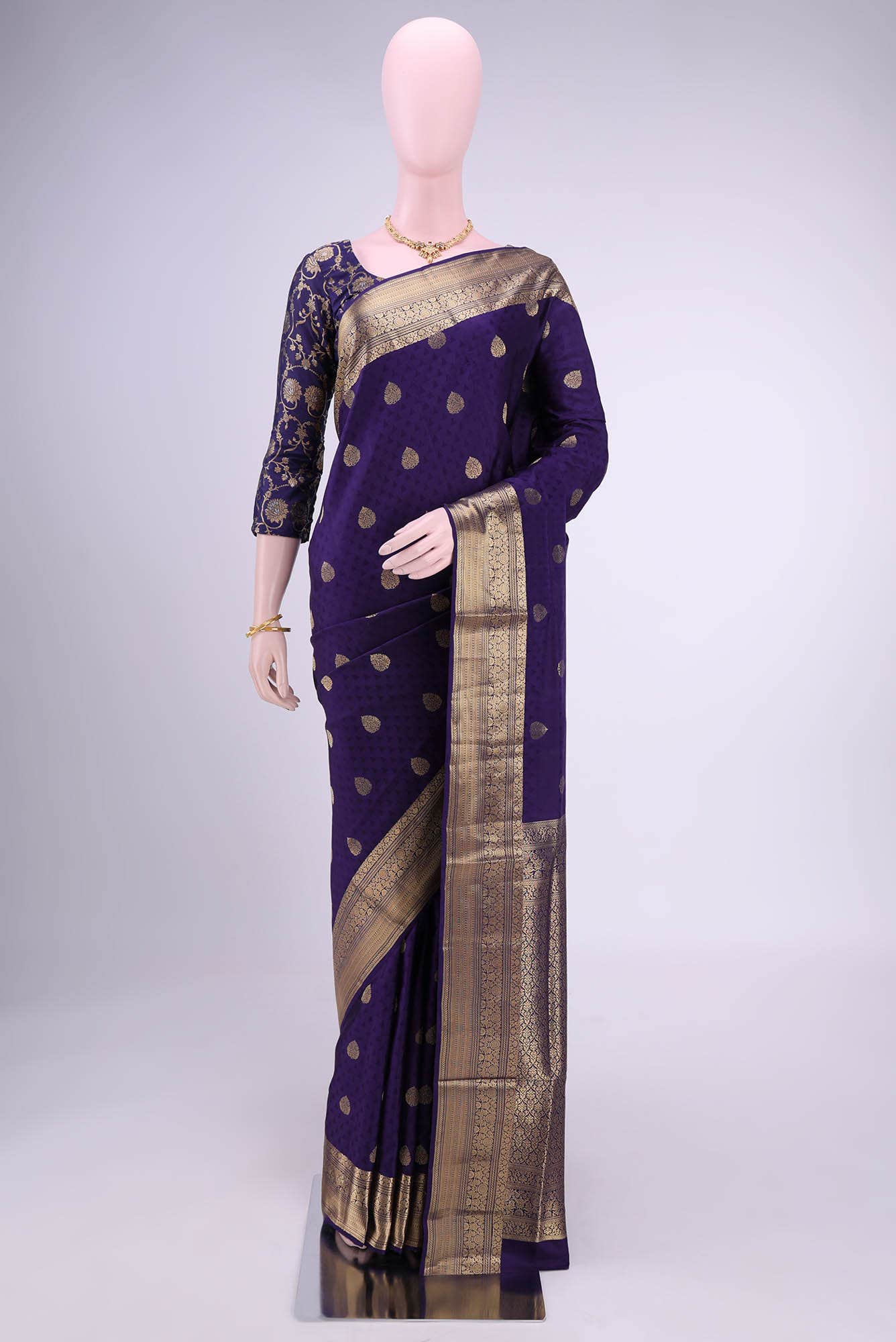 Royal Blue Uppada Silk Saree