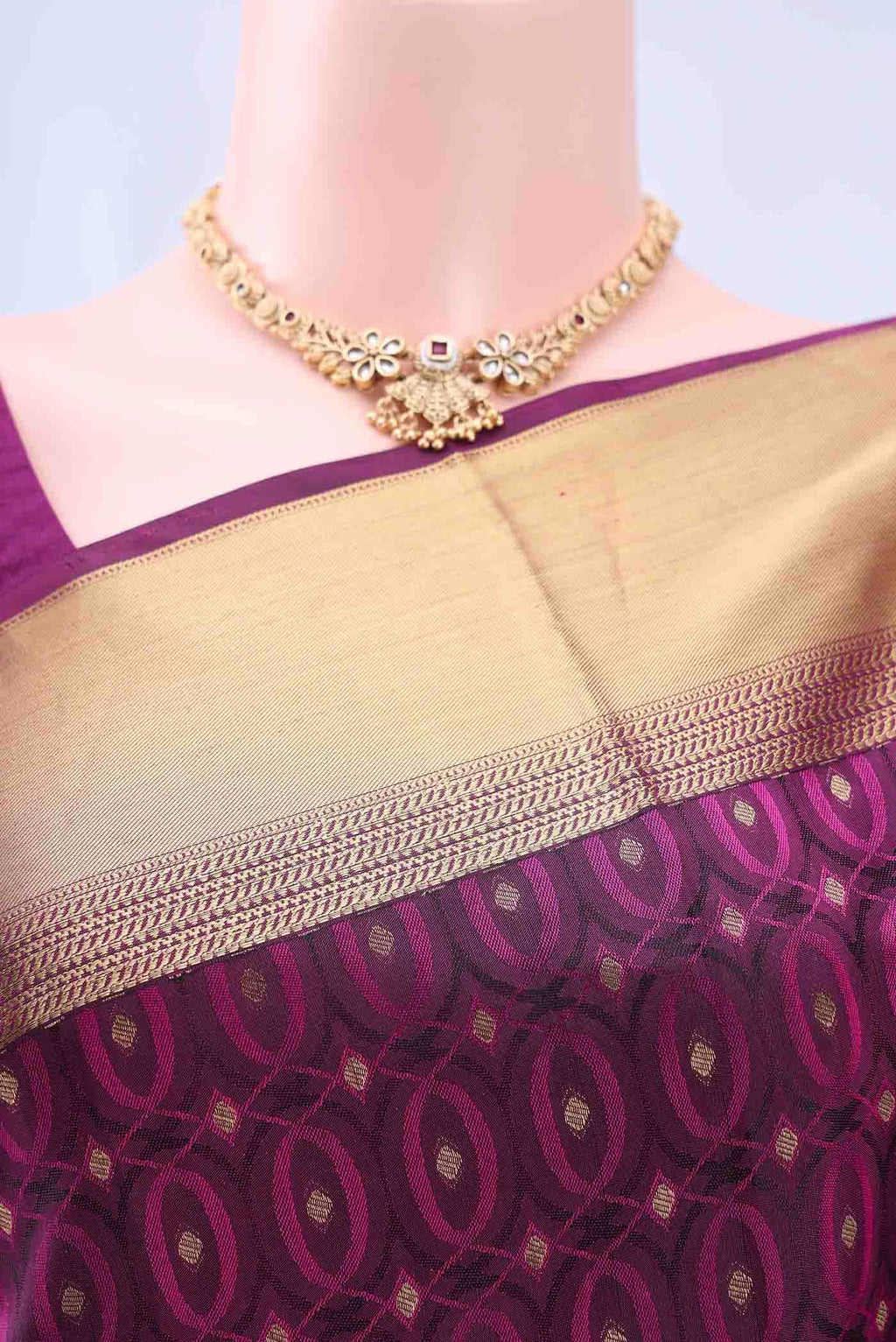 Magenta Soft Silk Saree