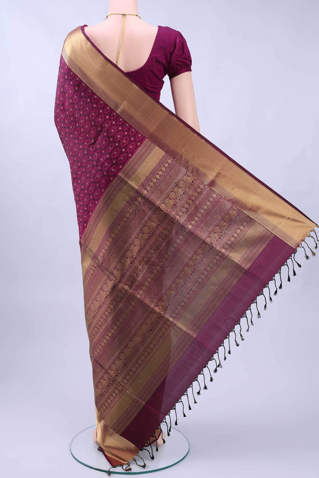 Magenta Soft Silk Saree