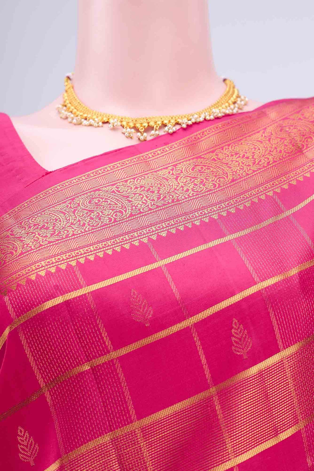 Imperial Pink Soft Silk Saree
