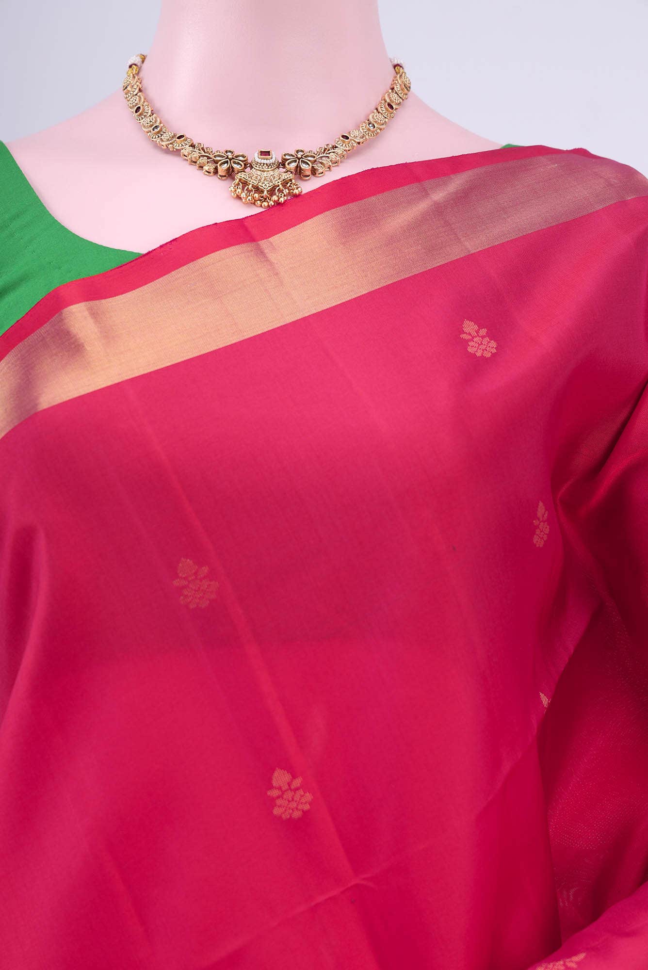 Pink Uppada Silk Saree