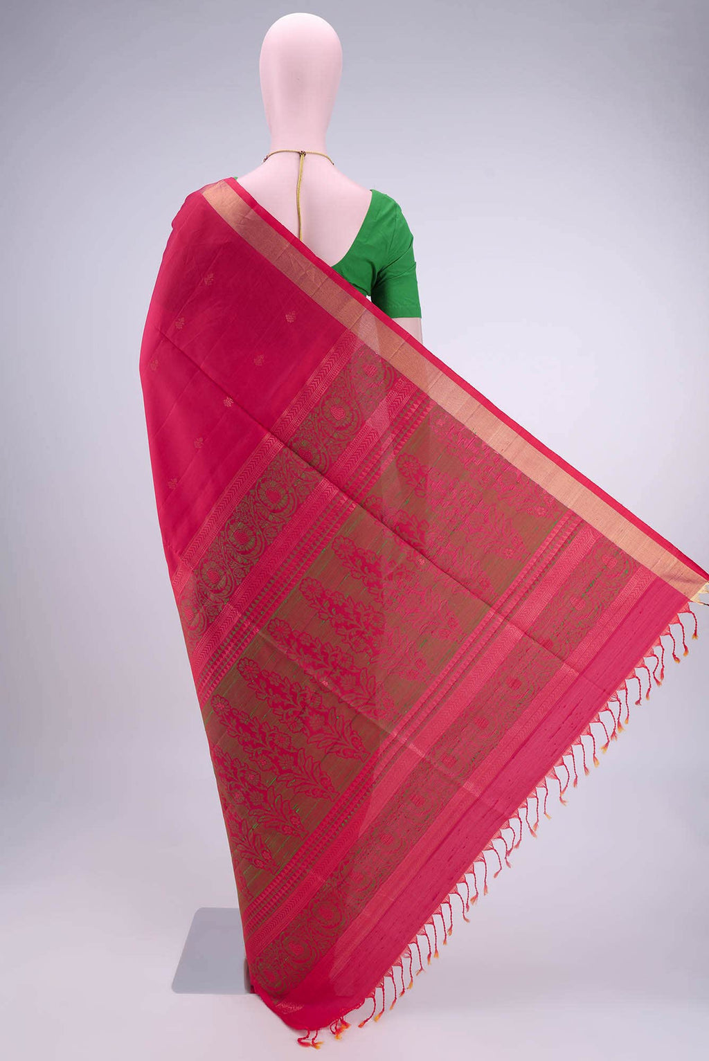 Pink Uppada Silk Saree