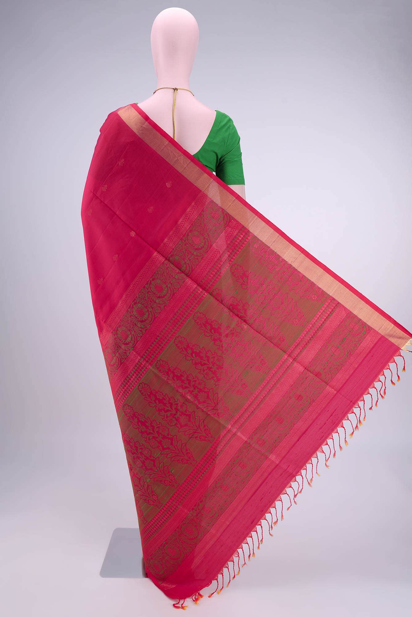 Pink Uppada Silk Saree
