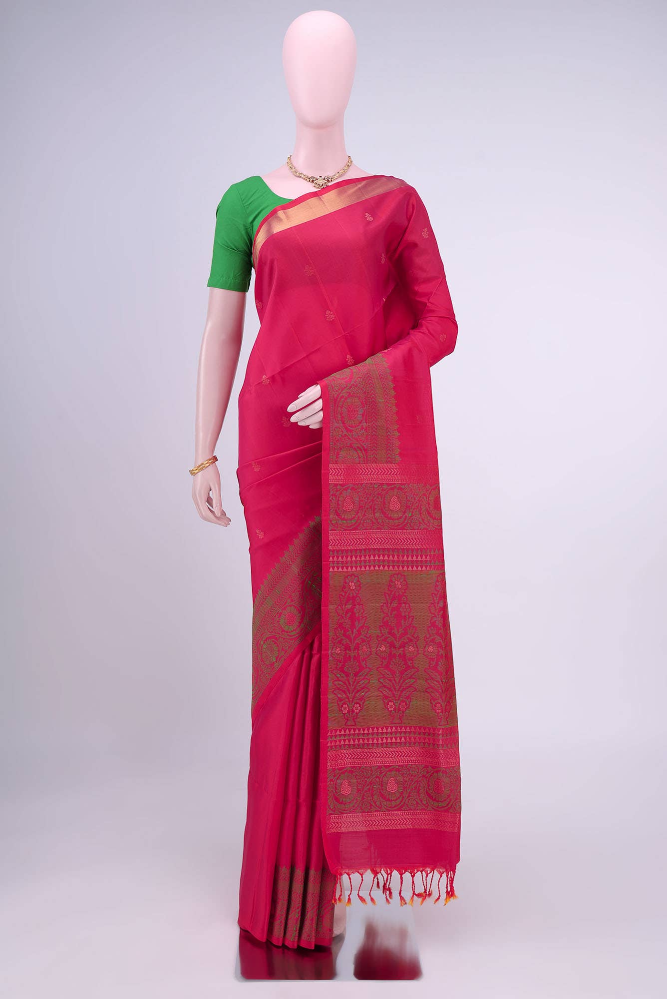 Pink Uppada Silk Saree