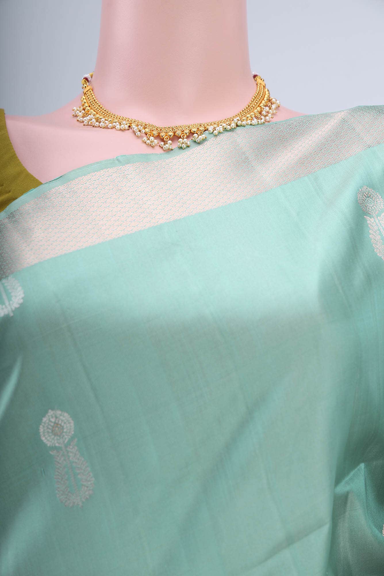 Sky Blue Uppada Silk Saree
