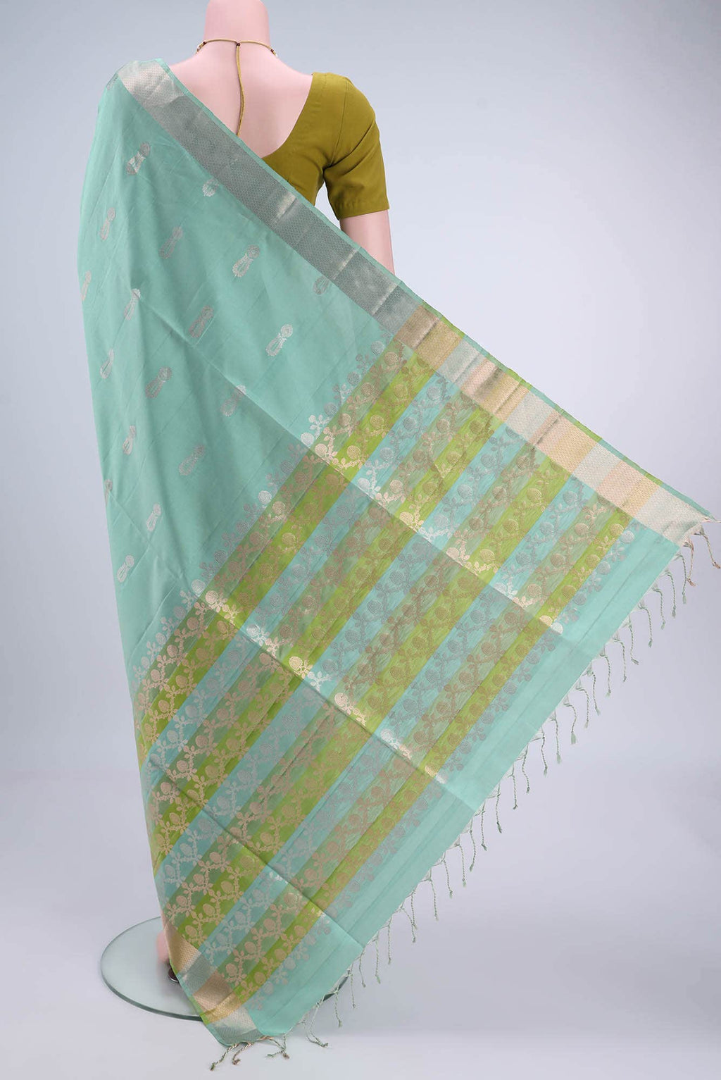 Sky Blue Uppada Silk Saree