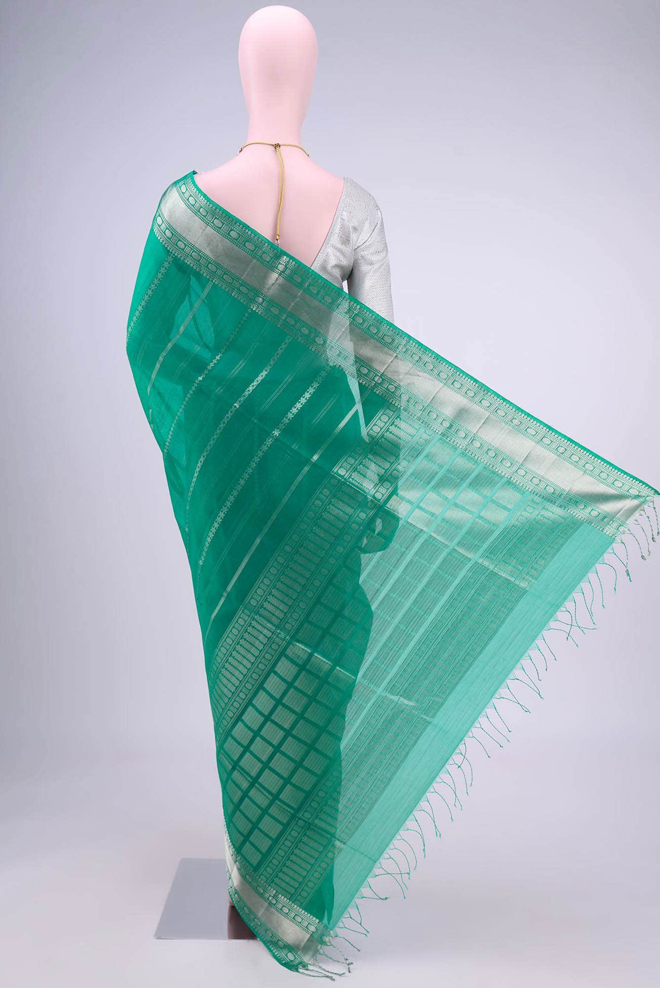 Green Kanchipuram Saree