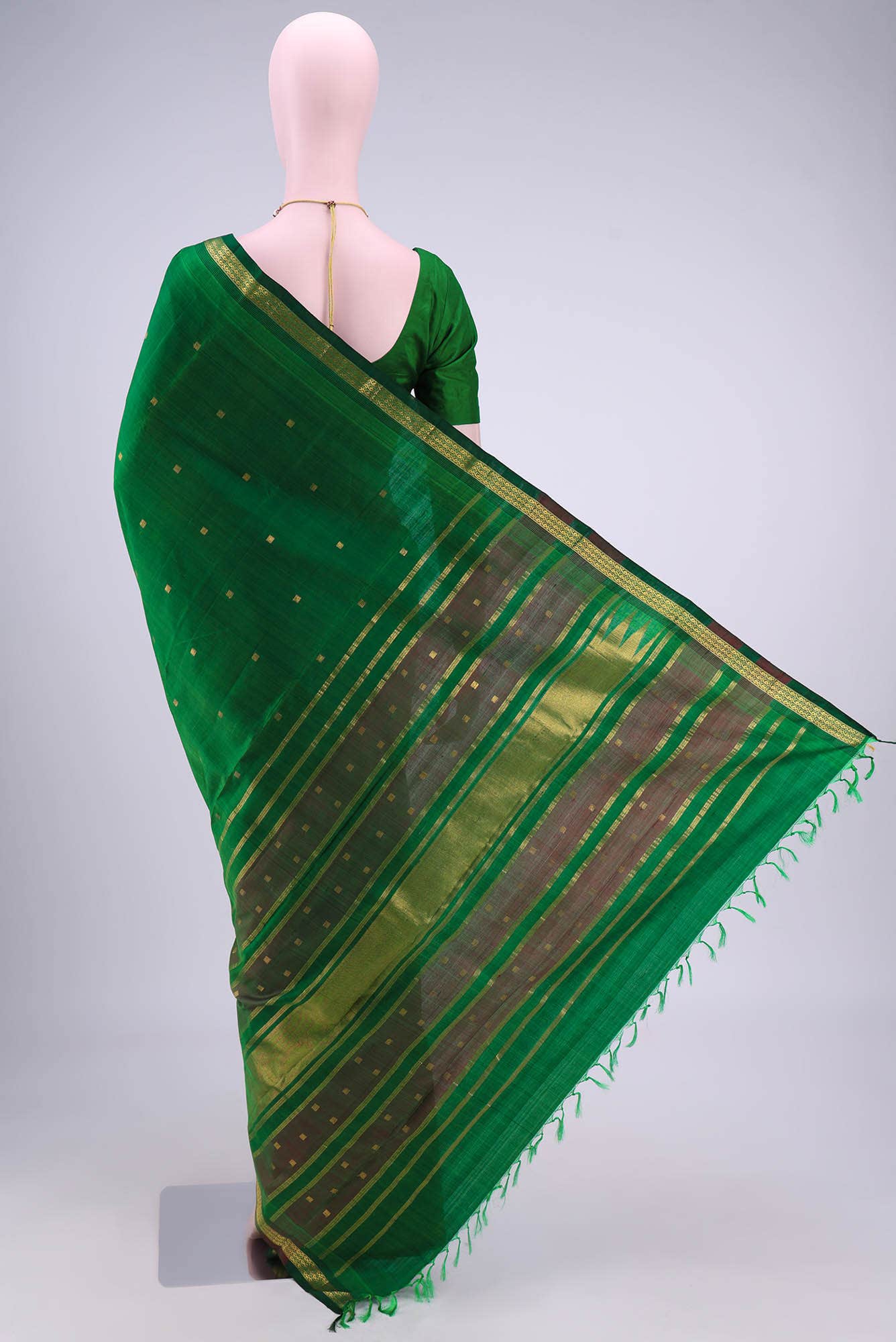 Green Kanchipuram Silk Saree